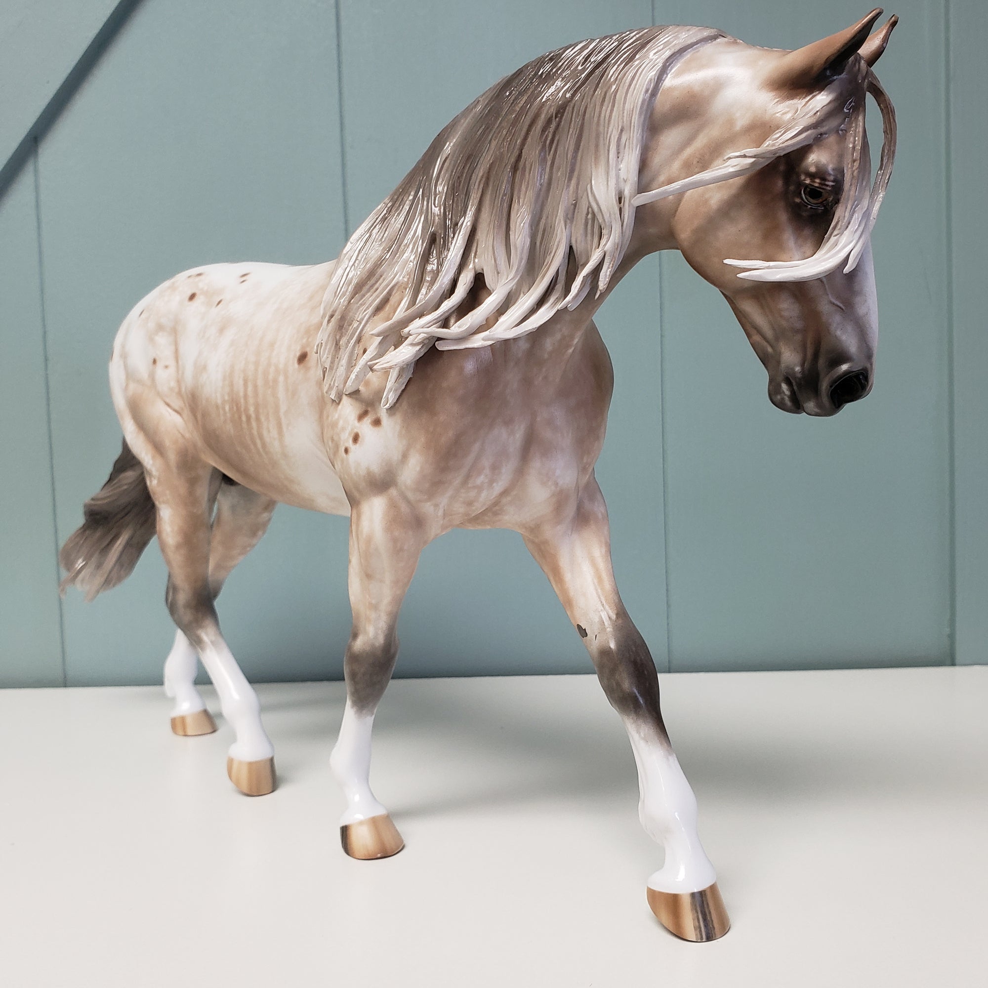 Ballentine OOAK Bay Appaloosa Irish Draught By Sheryl Leisure Best Offers 3/19/24