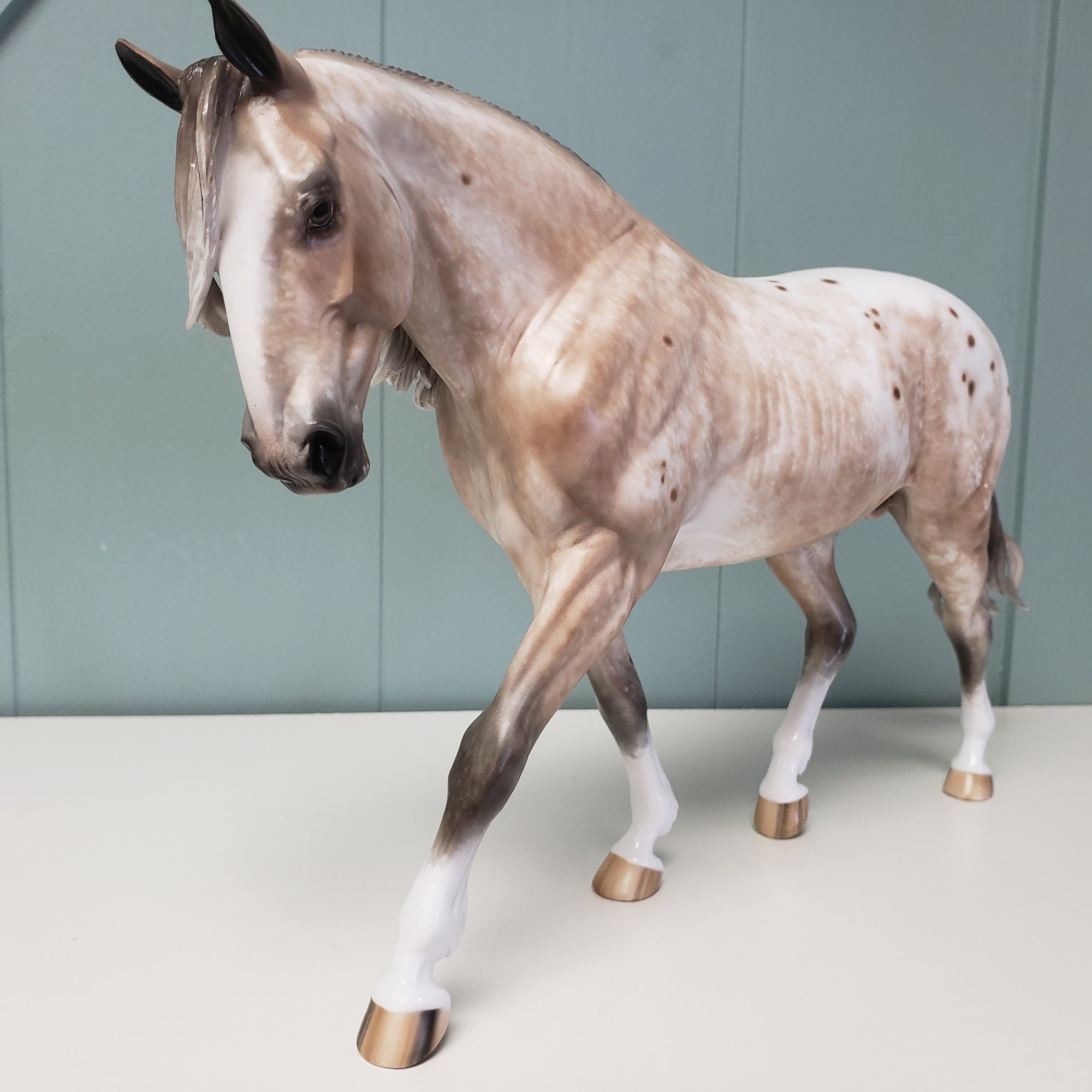 Ballentine OOAK Bay Appaloosa Irish Draught By Sheryl Leisure Best Offers 3/19/24