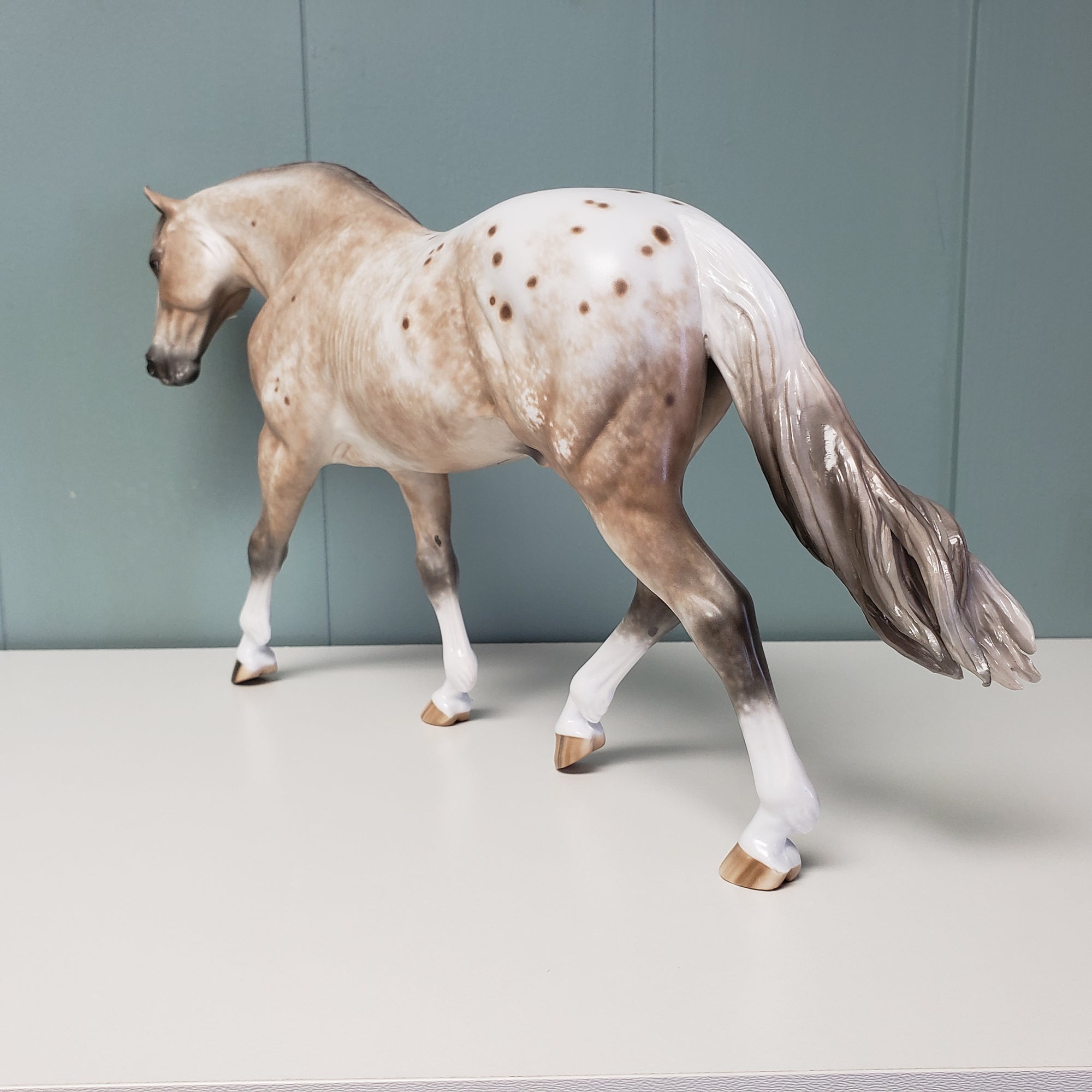 Ballentine OOAK Bay Appaloosa Irish Draught By Sheryl Leisure Best Offers 3/19/24