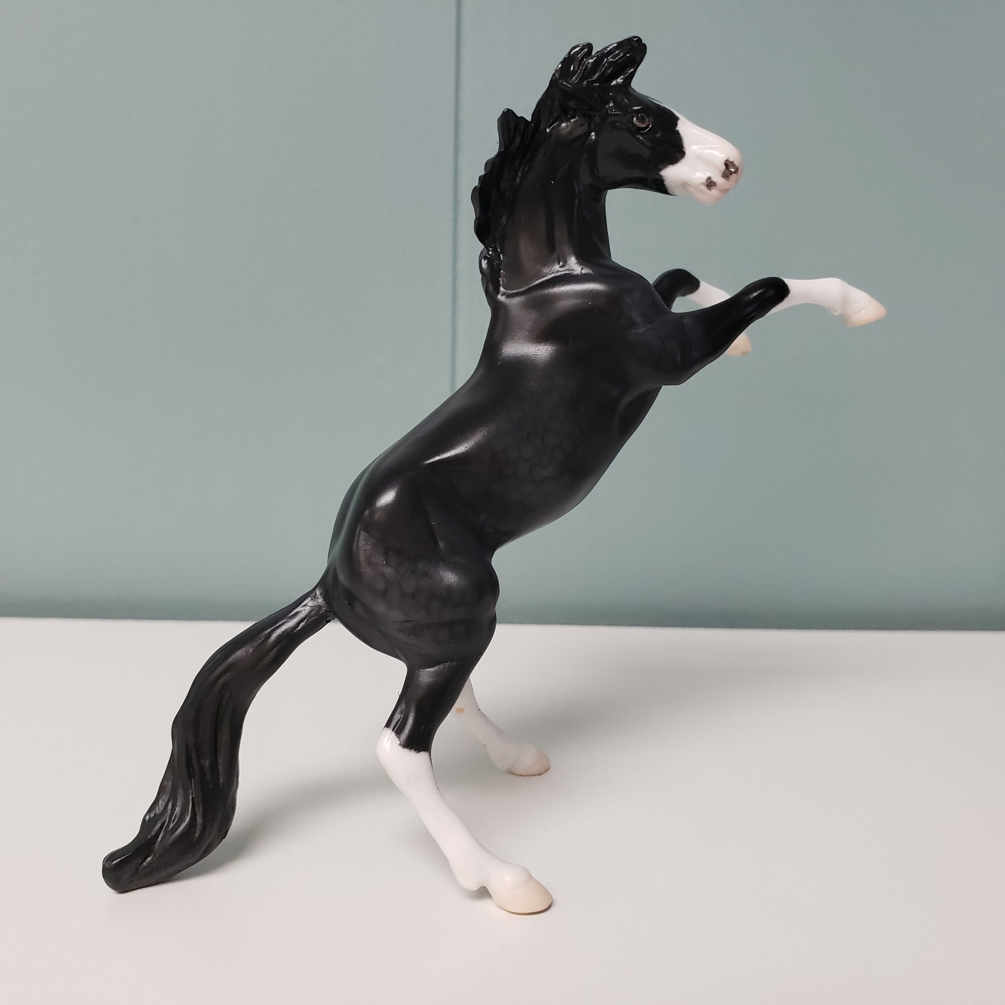 Explorer OOAK Dappled Black Rearing Chip By Jess Hamill SAMPLE &amp; OOAK SALE MARCH 2024 SS324