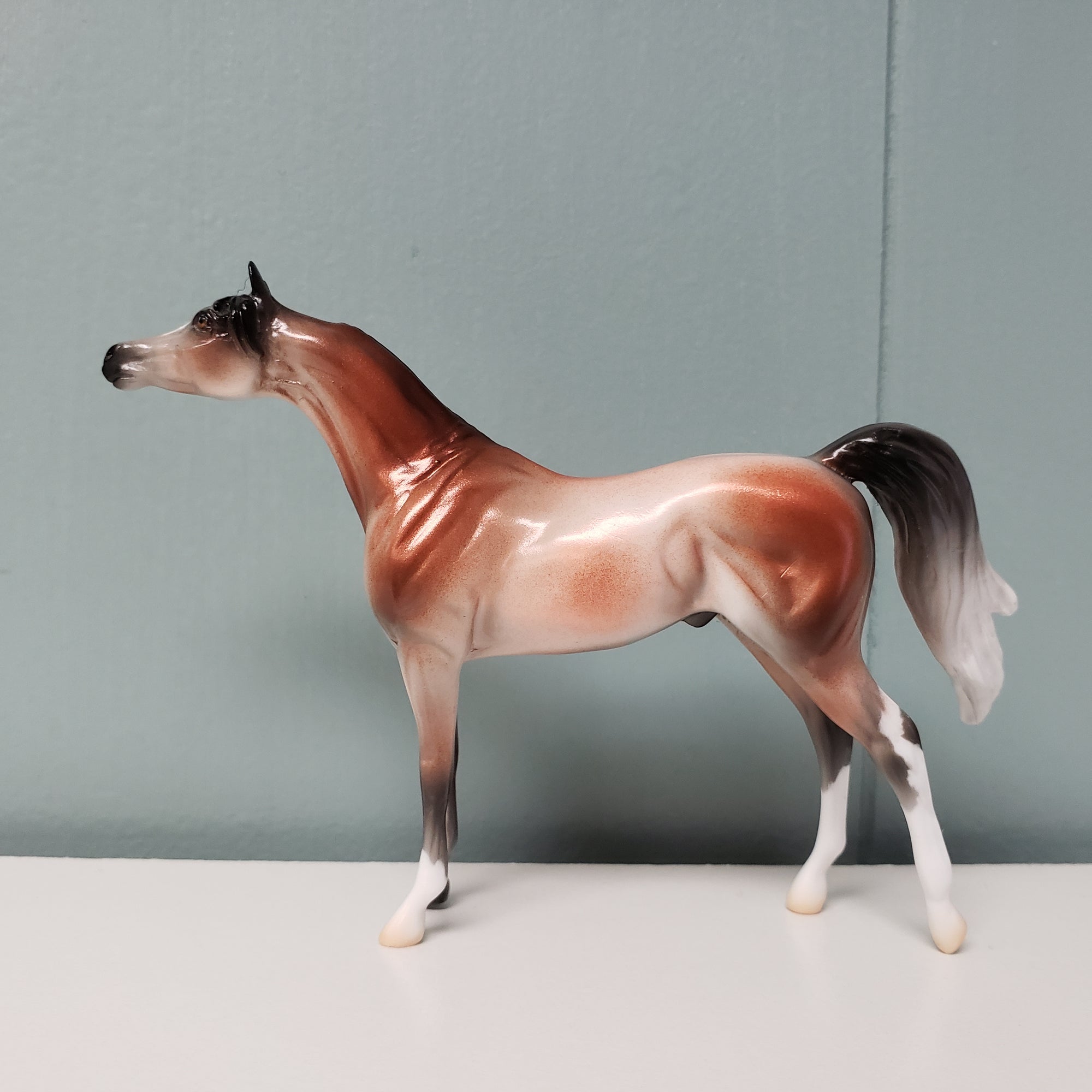 Locksmith OOAK Rose Grey Arabian Chip By Jess Hamill SAMPLE &amp; OOAK SALE MARCH 2024 SS324