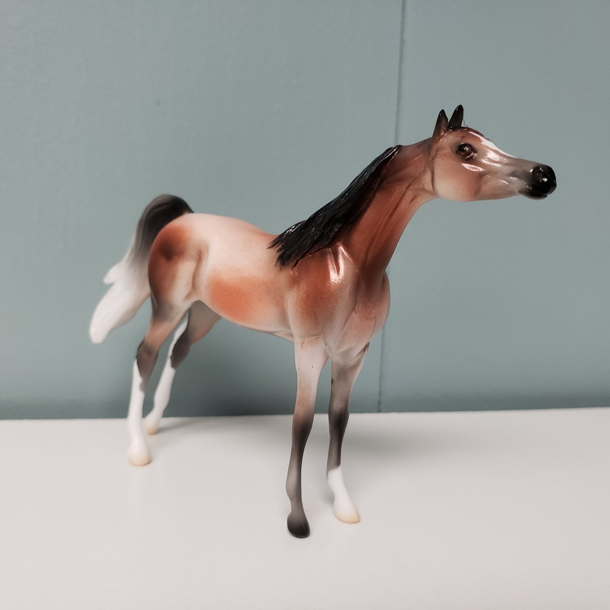 Locksmith OOAK Rose Grey Arabian Chip By Jess Hamill SAMPLE &amp; OOAK SALE MARCH 2024 SS324