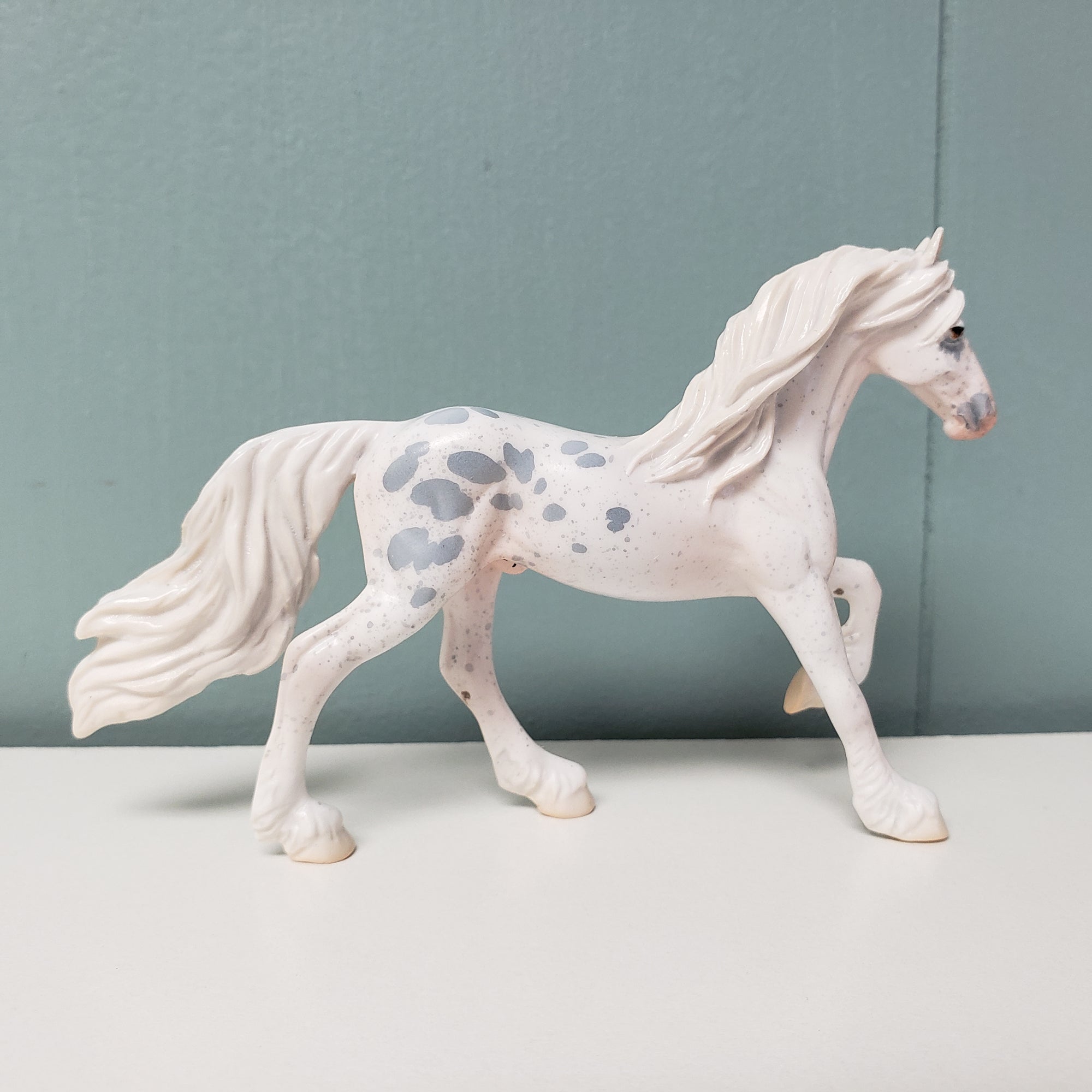 Artificer OOAK Appaloosa Friesian Chip By Jess Hamill SAMPLE & OOAK SALE MARCH 2024 SS324