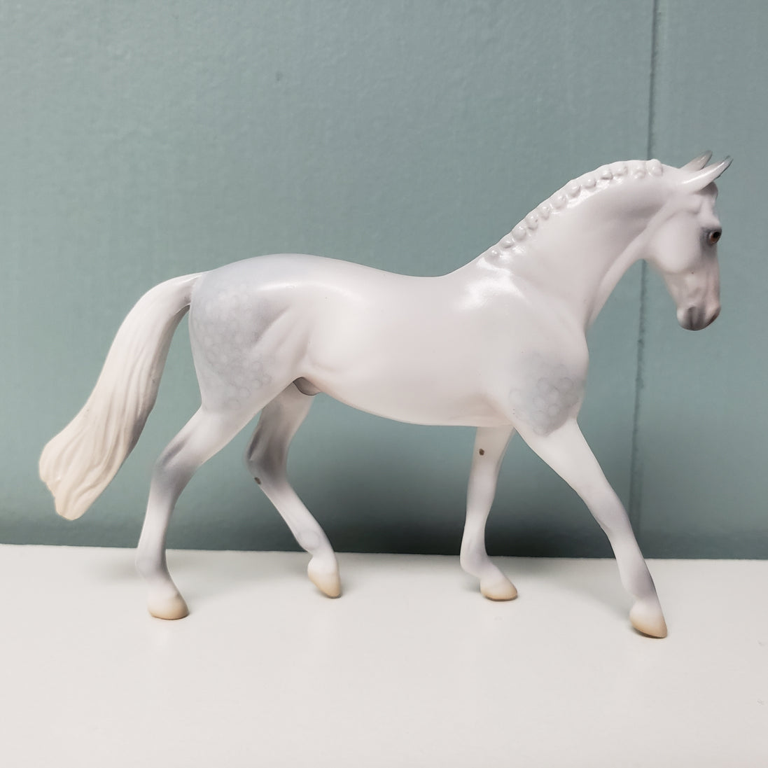 Astrologer OOAK Dappled Grey Warmblood Chip By Jess Hamill SAMPLE & OOAK SALE MARCH 2024 SS324