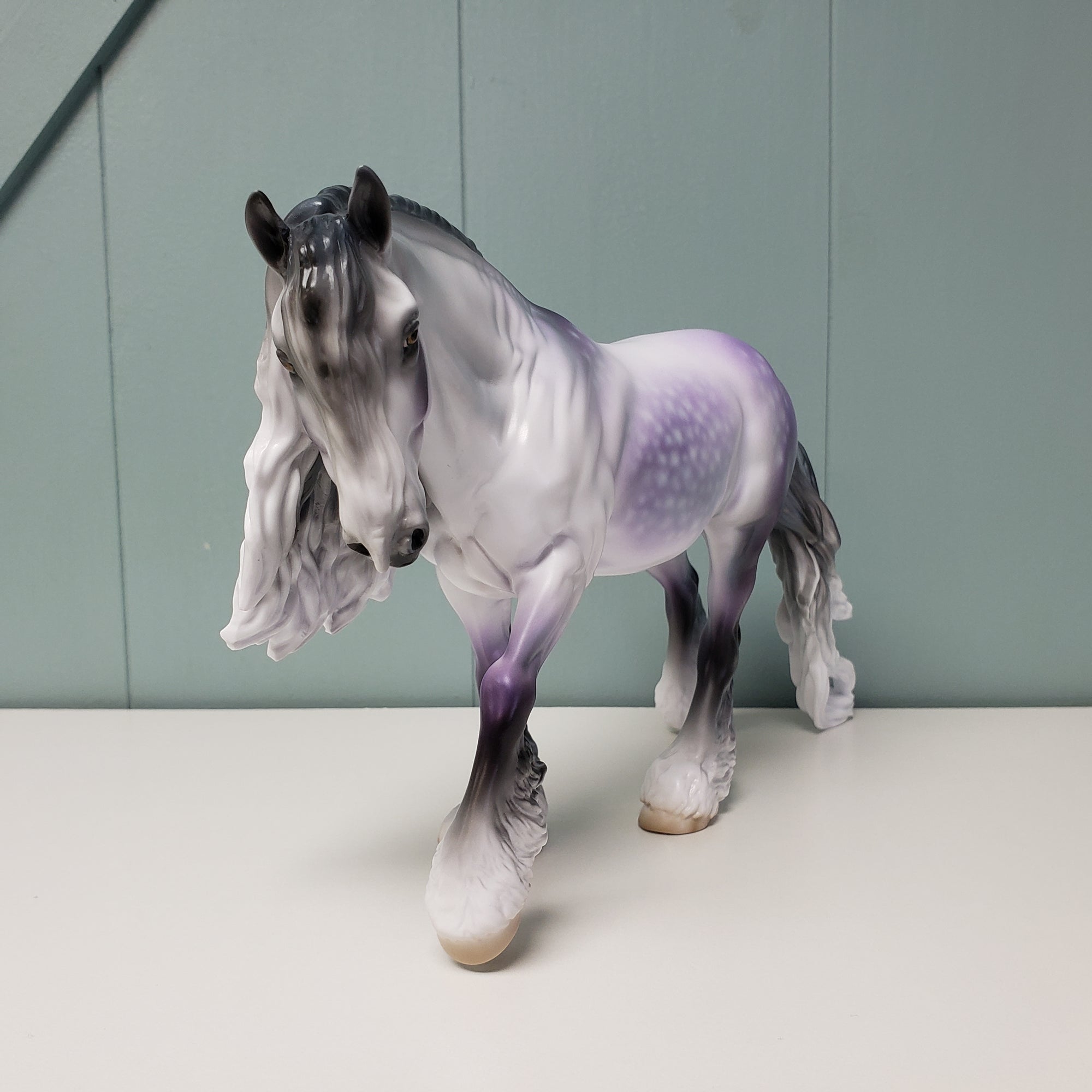Nouveaux (Decorator) LE-15 Run Dappled Lavender Grey Custom Irish Cob By Jess Hamill - SHCF24