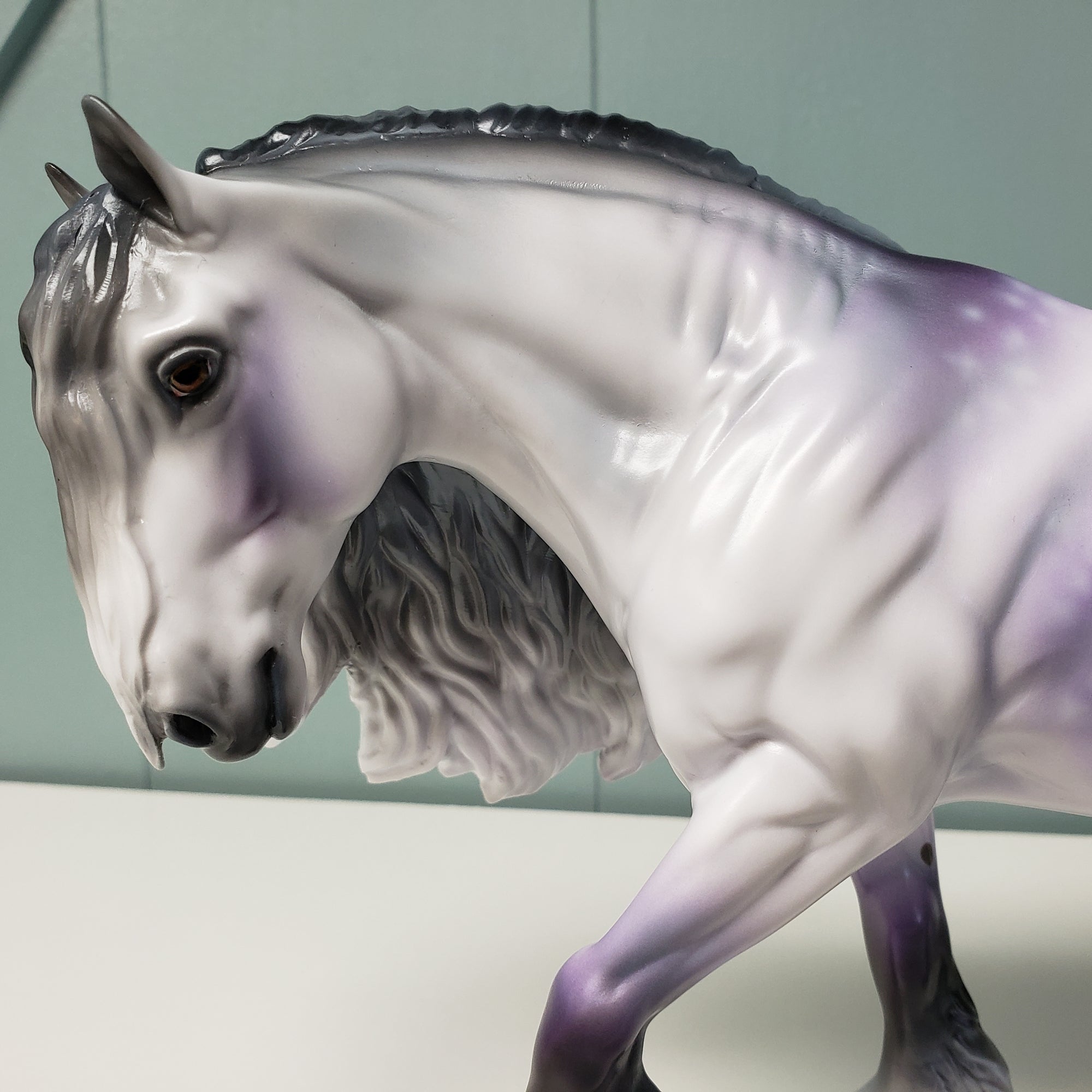 Nouveaux (Decorator) LE-15 Run Dappled Lavender Grey Custom Irish Cob By Jess Hamill - SHCF24