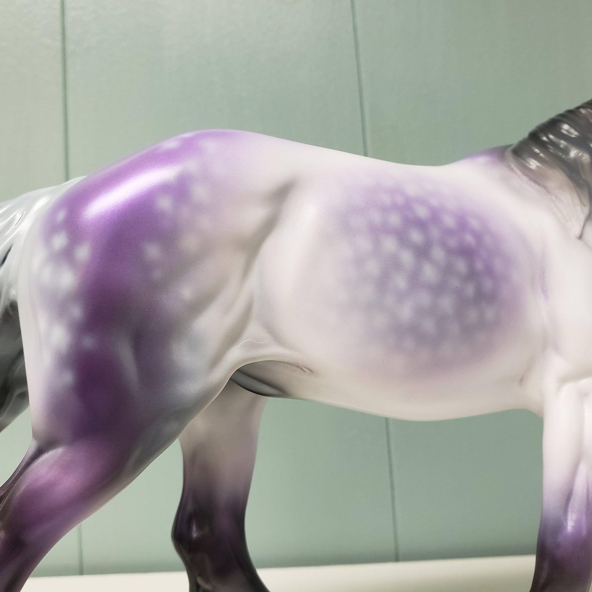 Nouveaux (Decorator) LE-15 Run Dappled Lavender Grey Custom Irish Cob By Jess Hamill - SHCF24