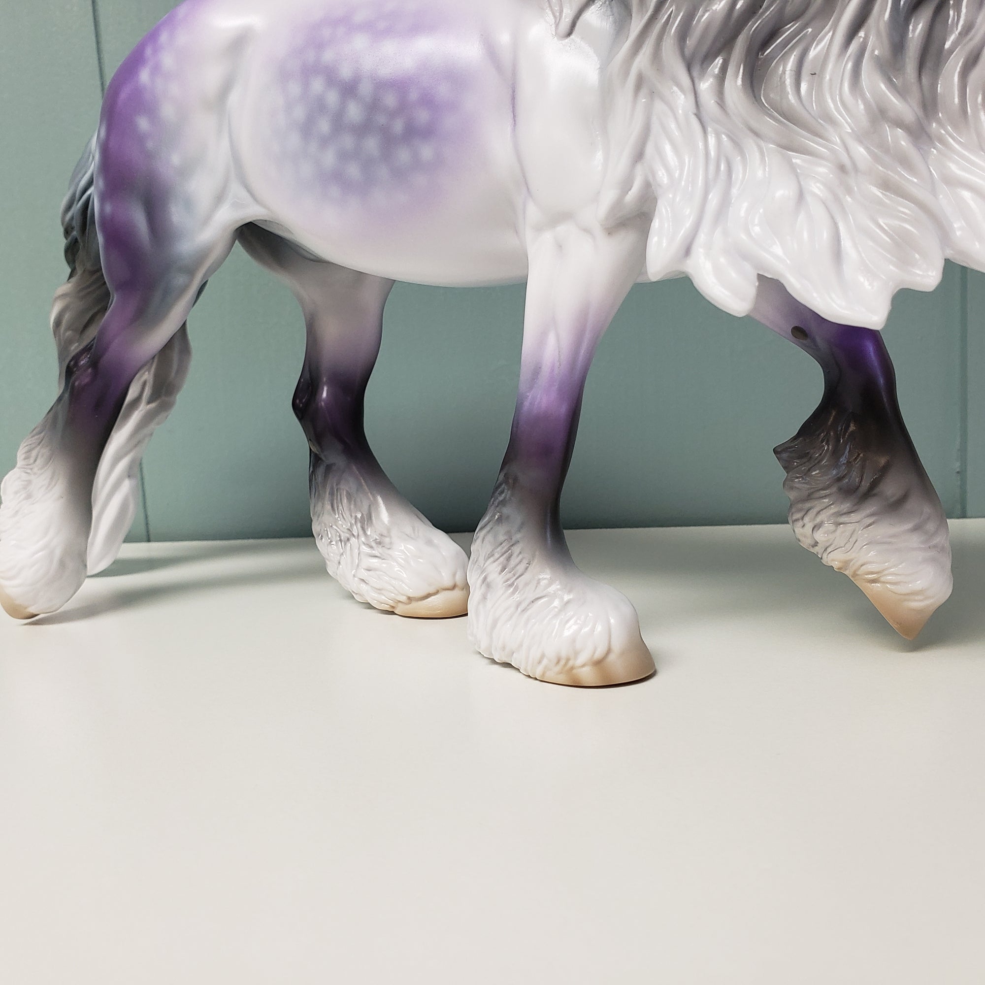 Nouveaux (Decorator) LE-15 Run Dappled Lavender Grey Custom Irish Cob By Jess Hamill - SHCF24