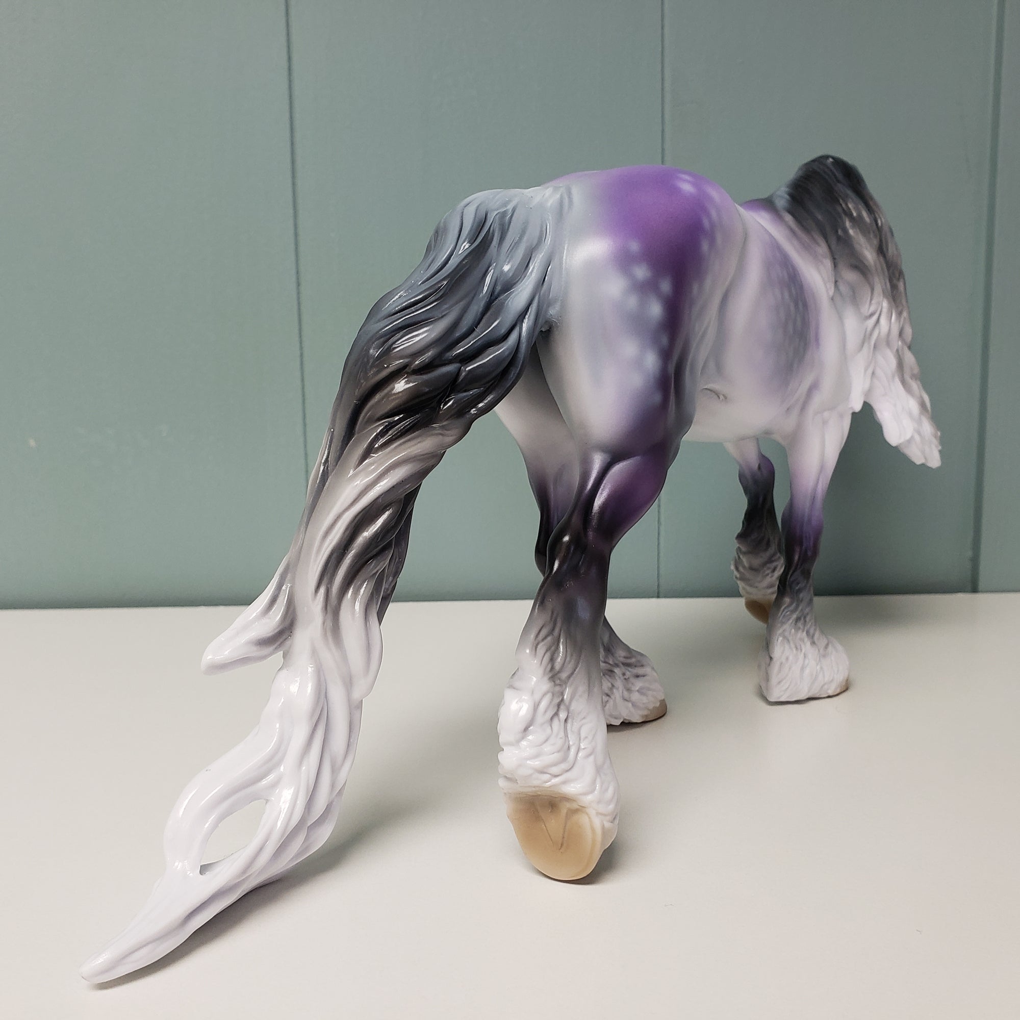 Nouveaux (Decorator) LE-15 Run Dappled Lavender Grey Custom Irish Cob By Jess Hamill - SHCF24