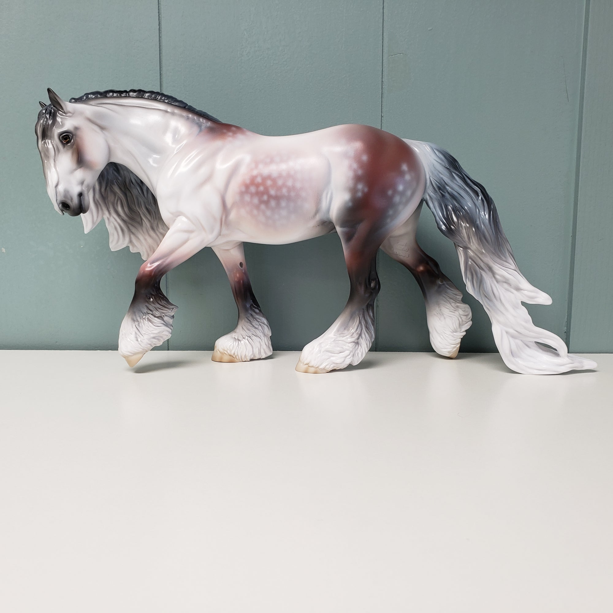 Nouveaux (Realistic) LE-15 Run Dappled Rose Grey Custom Irish Cob By Jess Hamill - SHCF24