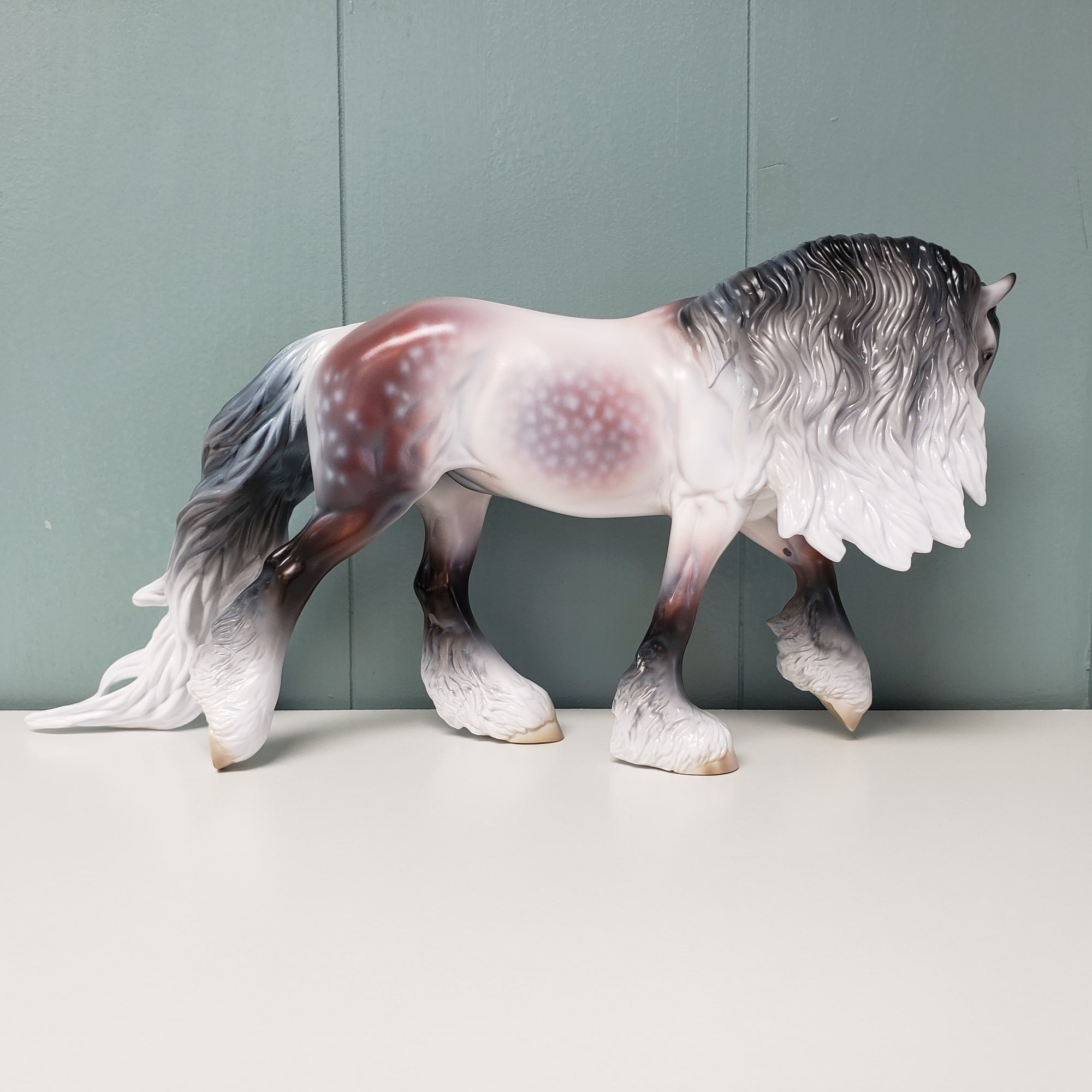 Nouveaux (Realistic) LE-15 Run Dappled Rose Grey Custom Irish Cob By Jess Hamill - SHCF24