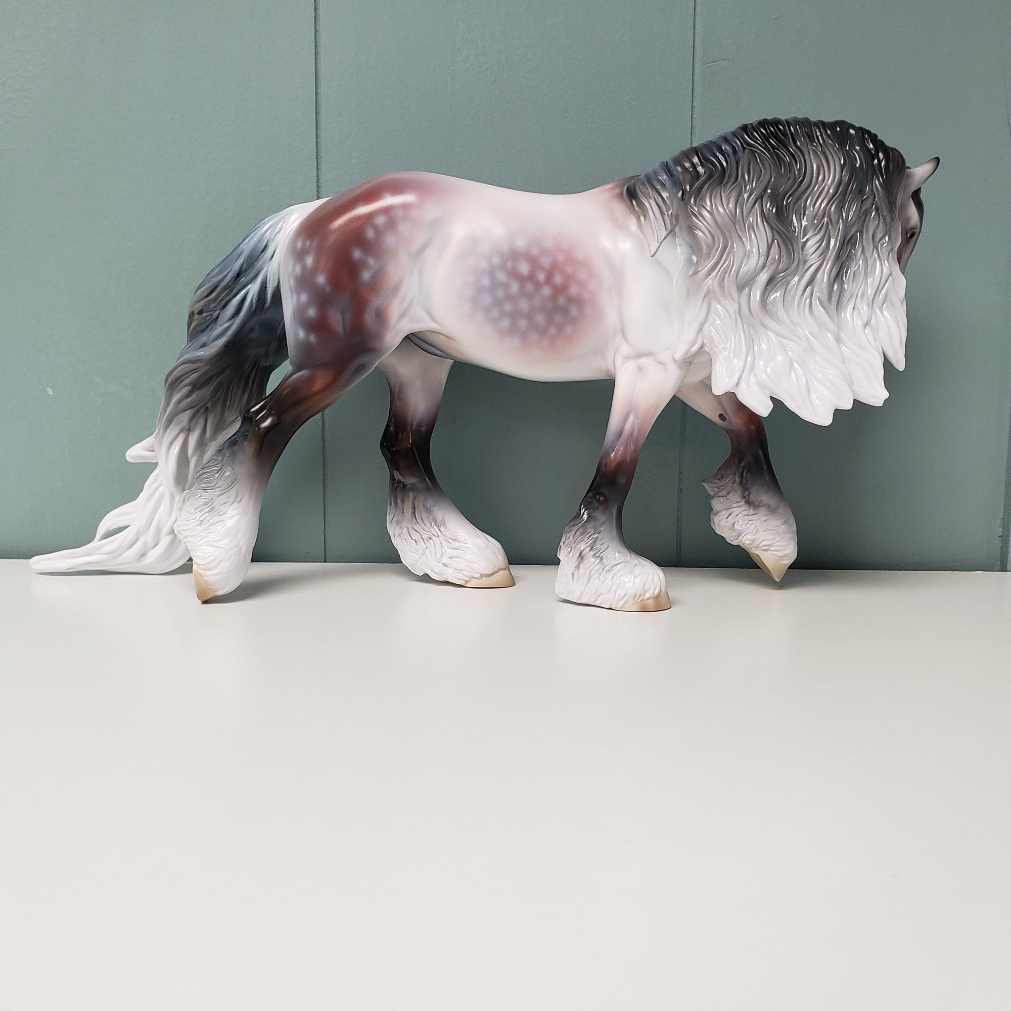 Nouveaux (Realistic) LE-15 Run Dappled Rose Grey Custom Irish Cob By Jess Hamill - SHCF24