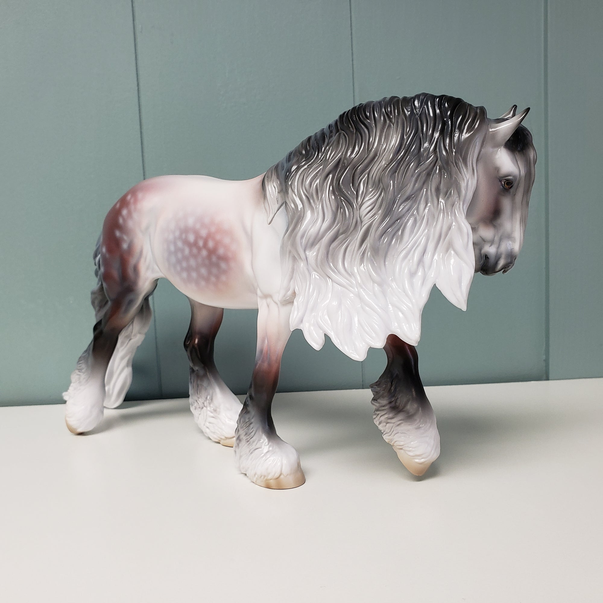 Nouveaux (Realistic) LE-15 Run Dappled Rose Grey Custom Irish Cob By Jess Hamill - SHCF24