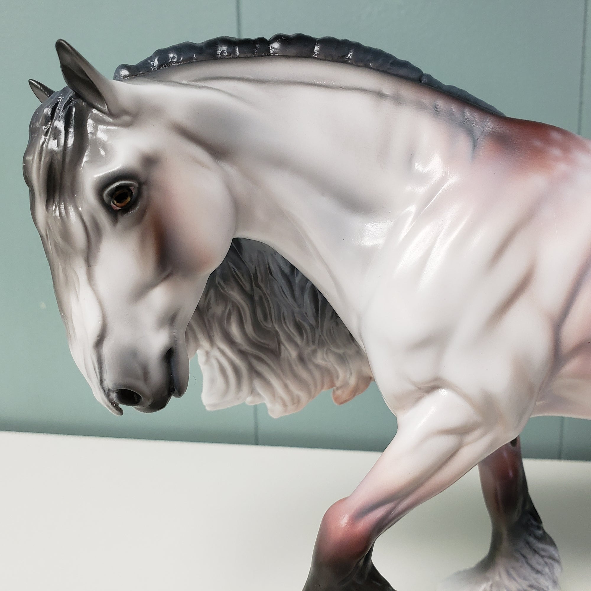 Nouveaux (Realistic) LE-15 Run Dappled Rose Grey Custom Irish Cob By Jess Hamill - SHCF24