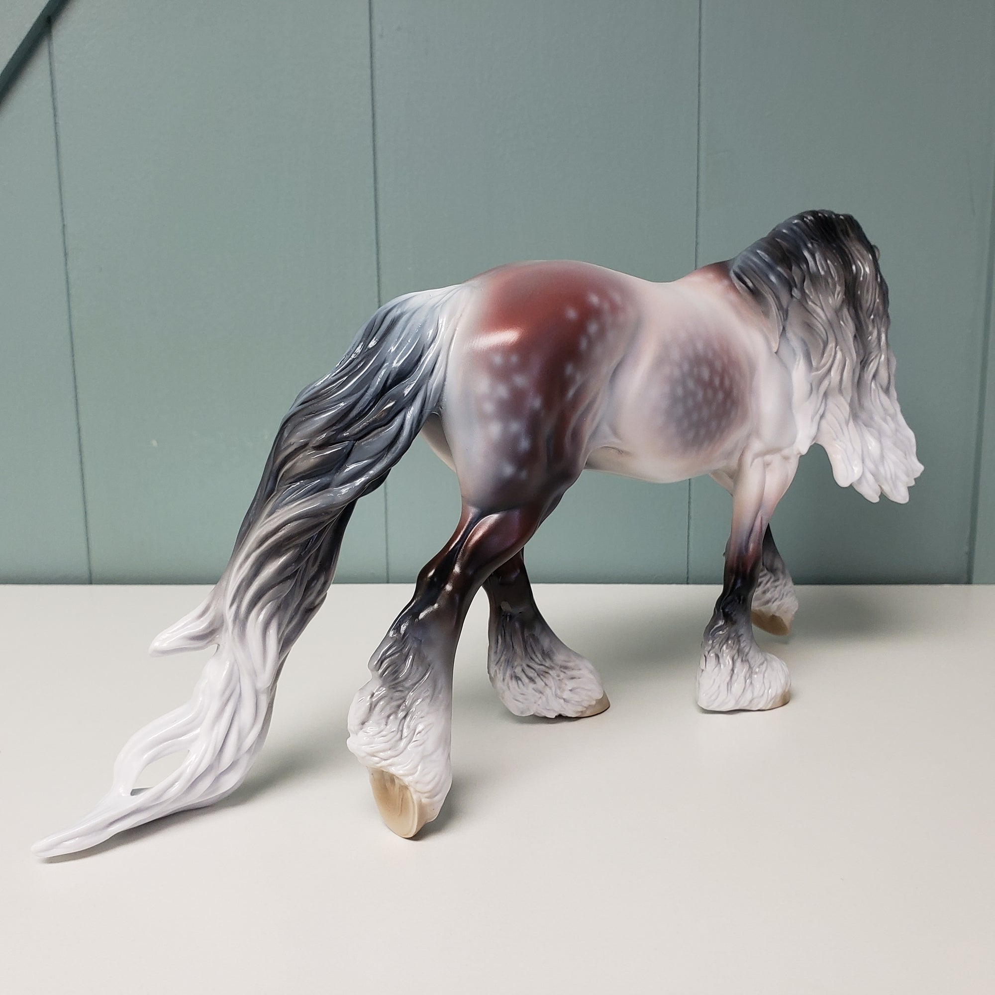 Nouveaux (Realistic) LE-15 Run Dappled Rose Grey Custom Irish Cob By Jess Hamill - SHCF24