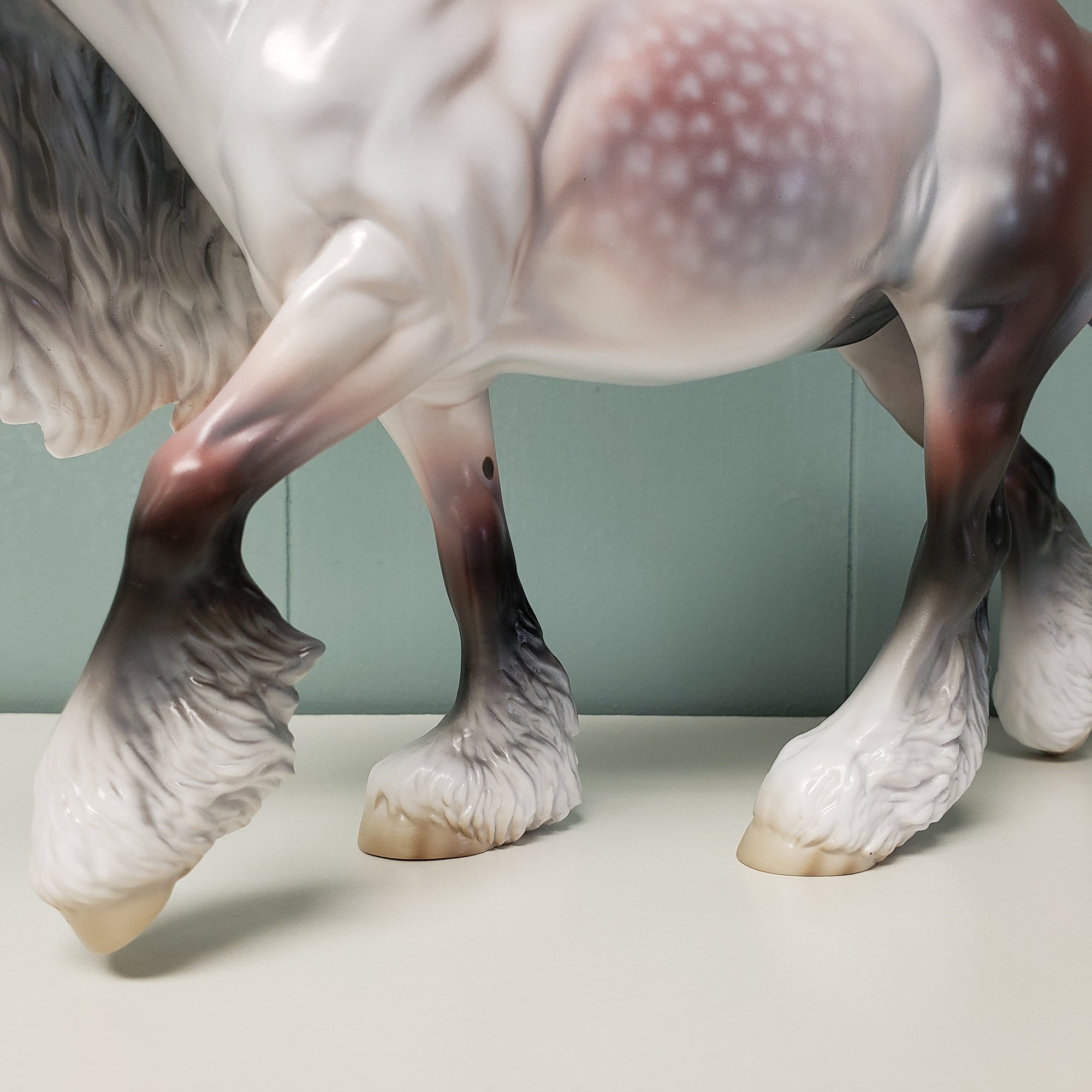 Nouveaux (Realistic) LE-15 Run Dappled Rose Grey Custom Irish Cob By Jess Hamill - SHCF24