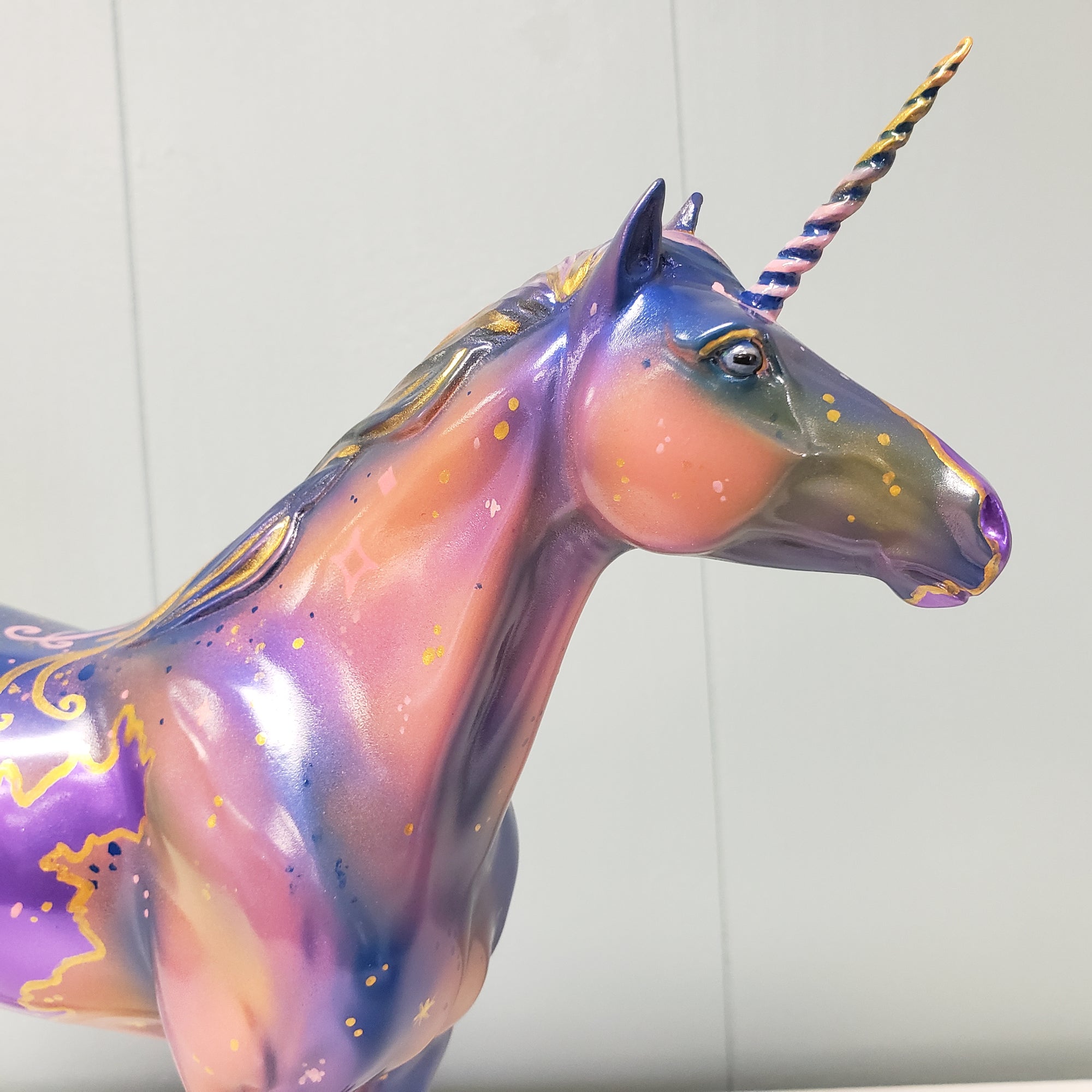 Euphoric OOAK Purple Decorator Unicorn Mustang By Kristen Cermele SAMPLE &amp; OOAK SALE MARCH 2024 SS324