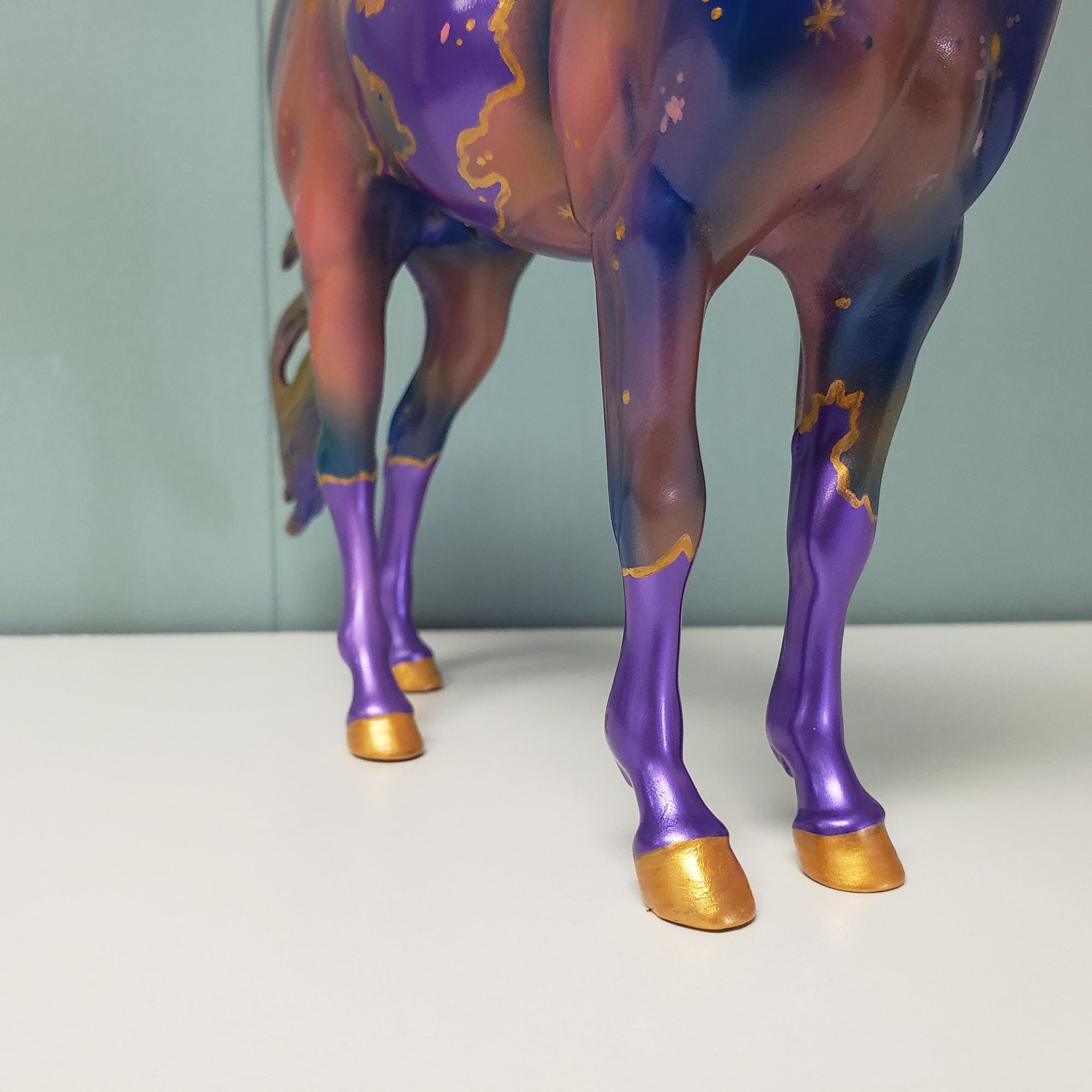 Euphoric OOAK Purple Decorator Unicorn Mustang By Kristen Cermele SAMPLE &amp; OOAK SALE MARCH 2024 SS324