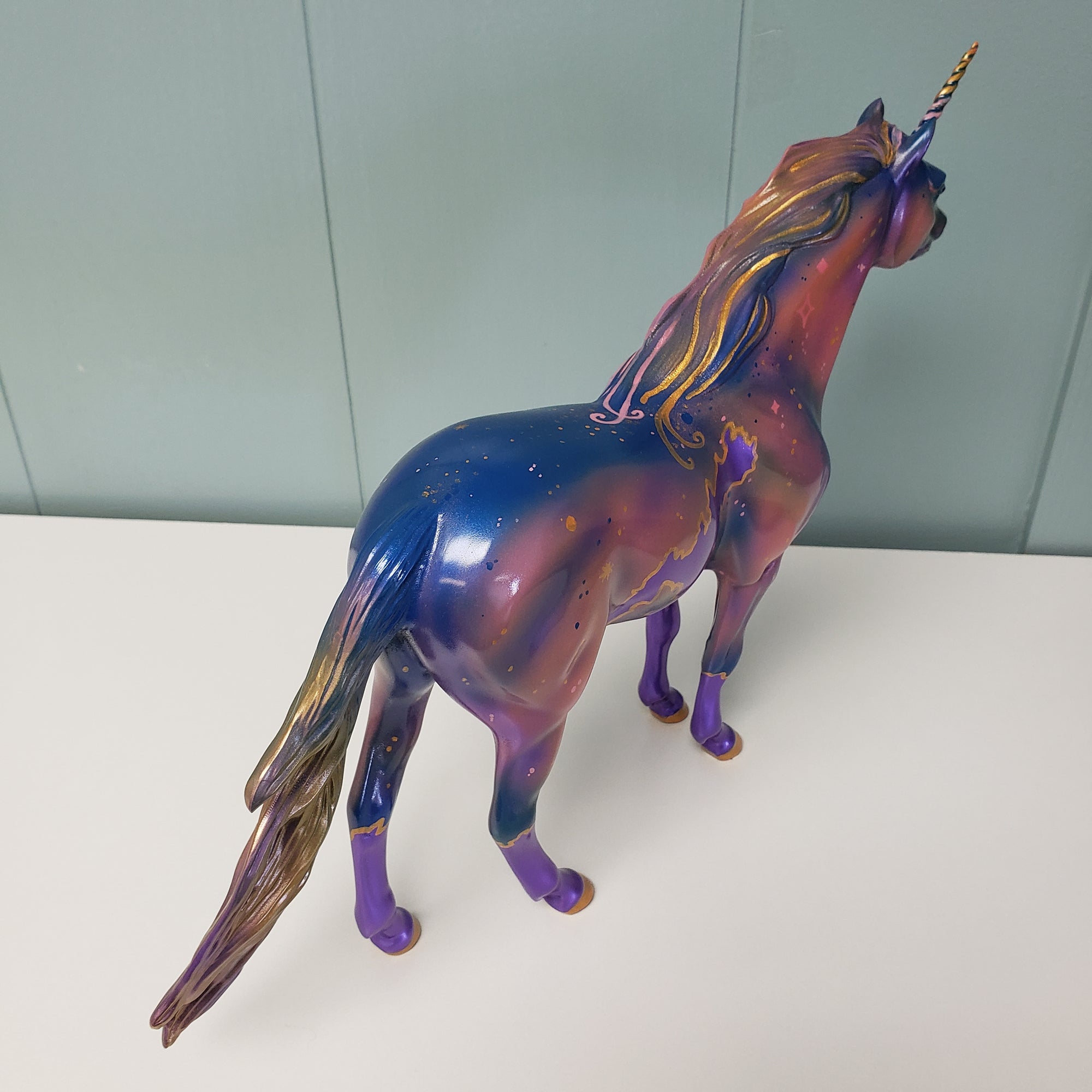 Euphoric OOAK Purple Decorator Unicorn Mustang By Kristen Cermele SAMPLE &amp; OOAK SALE MARCH 2024 SS324