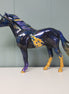 Azure OOAK Dark Blue and Gold Decorator Unicorn Mustang By Kristen Cermele SAMPLE & OOAK SALE MARCH 2024 SS324