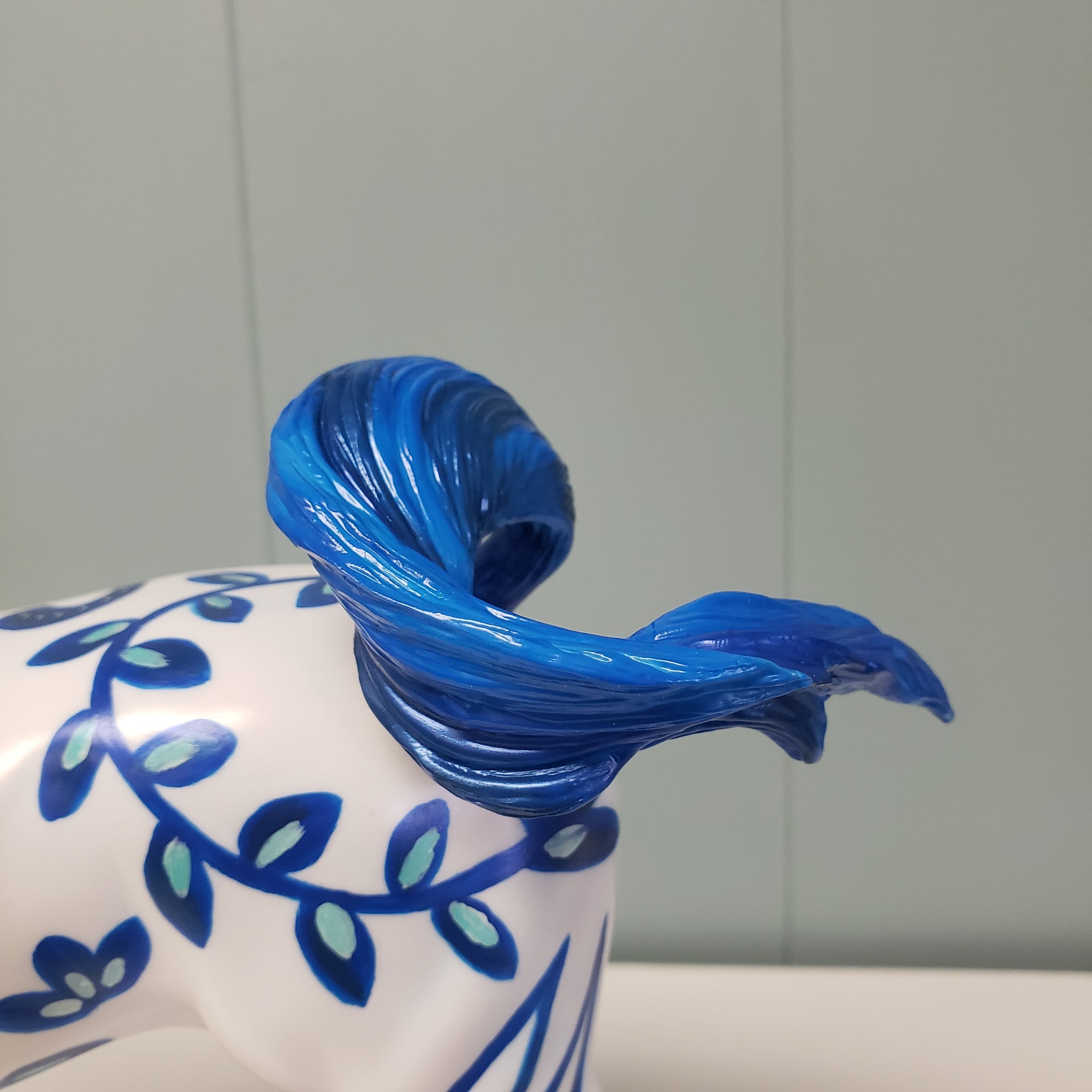 Delfi OOAK Blue Deco Custom Arabian By Kristen Cermele SAMPLE &amp; OOAK SALE MARCH 2024 SS324