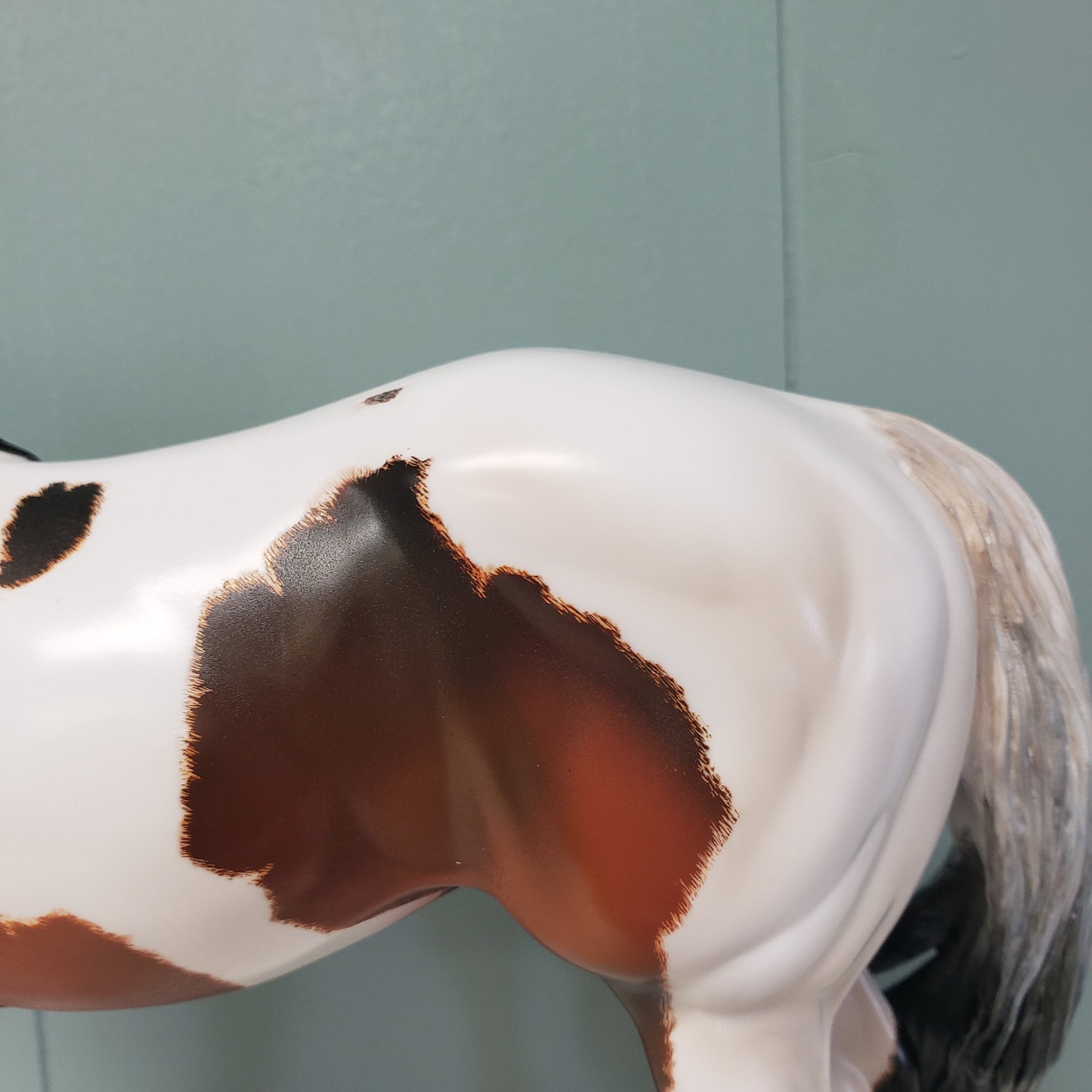 Pasque OOAK Bay Pinto Custom Ideal Stock Horse By Kristen Cermele SAMPLE &amp; OOAK SALE MARCH 2024 SS324