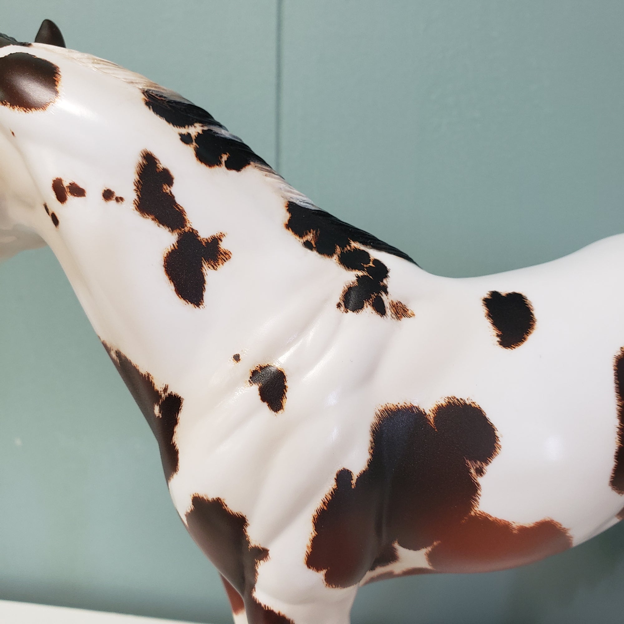 Pasque OOAK Bay Pinto Custom Ideal Stock Horse By Kristen Cermele SAMPLE &amp; OOAK SALE MARCH 2024 SS324