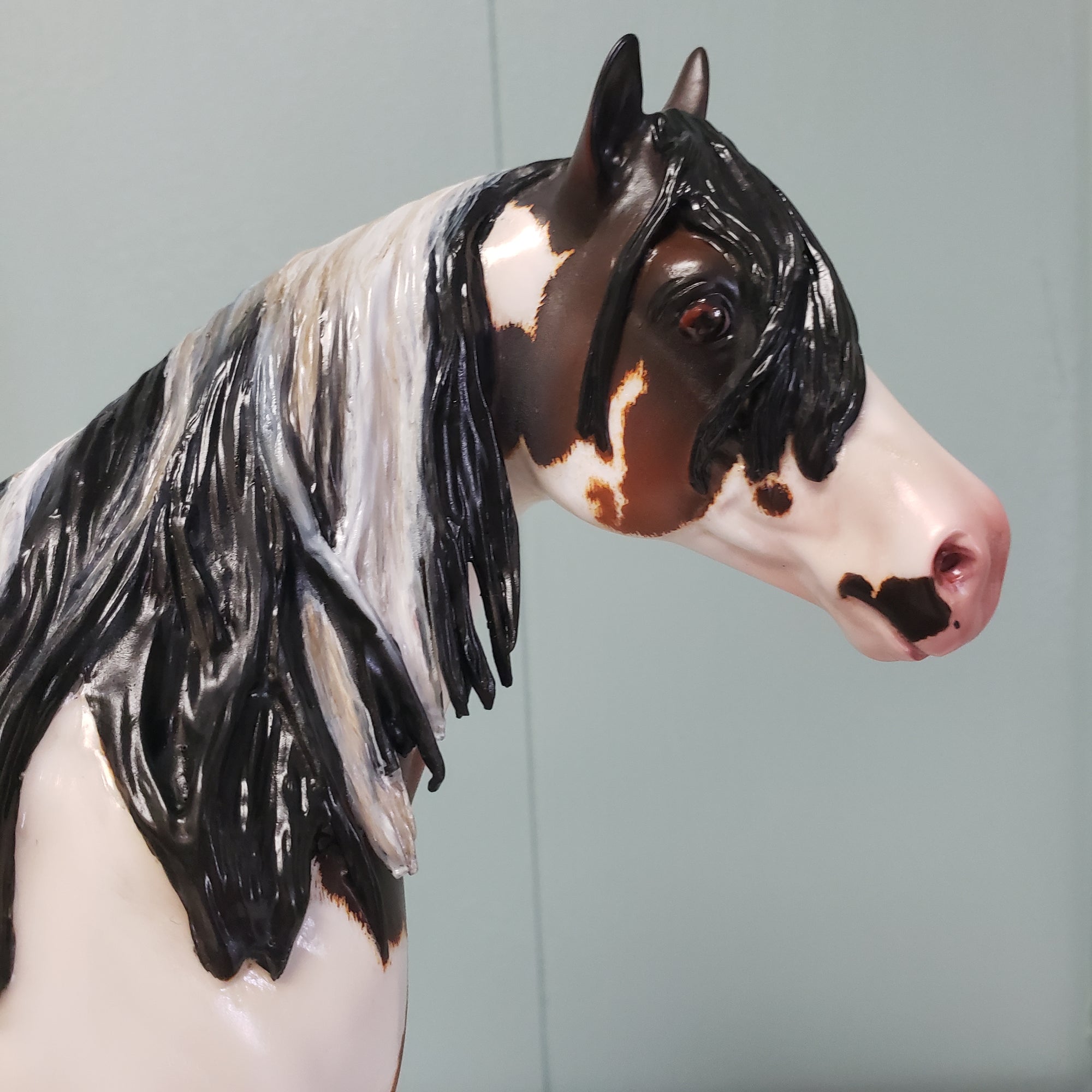 Pasque OOAK Bay Pinto Custom Ideal Stock Horse By Kristen Cermele SAMPLE &amp; OOAK SALE MARCH 2024 SS324