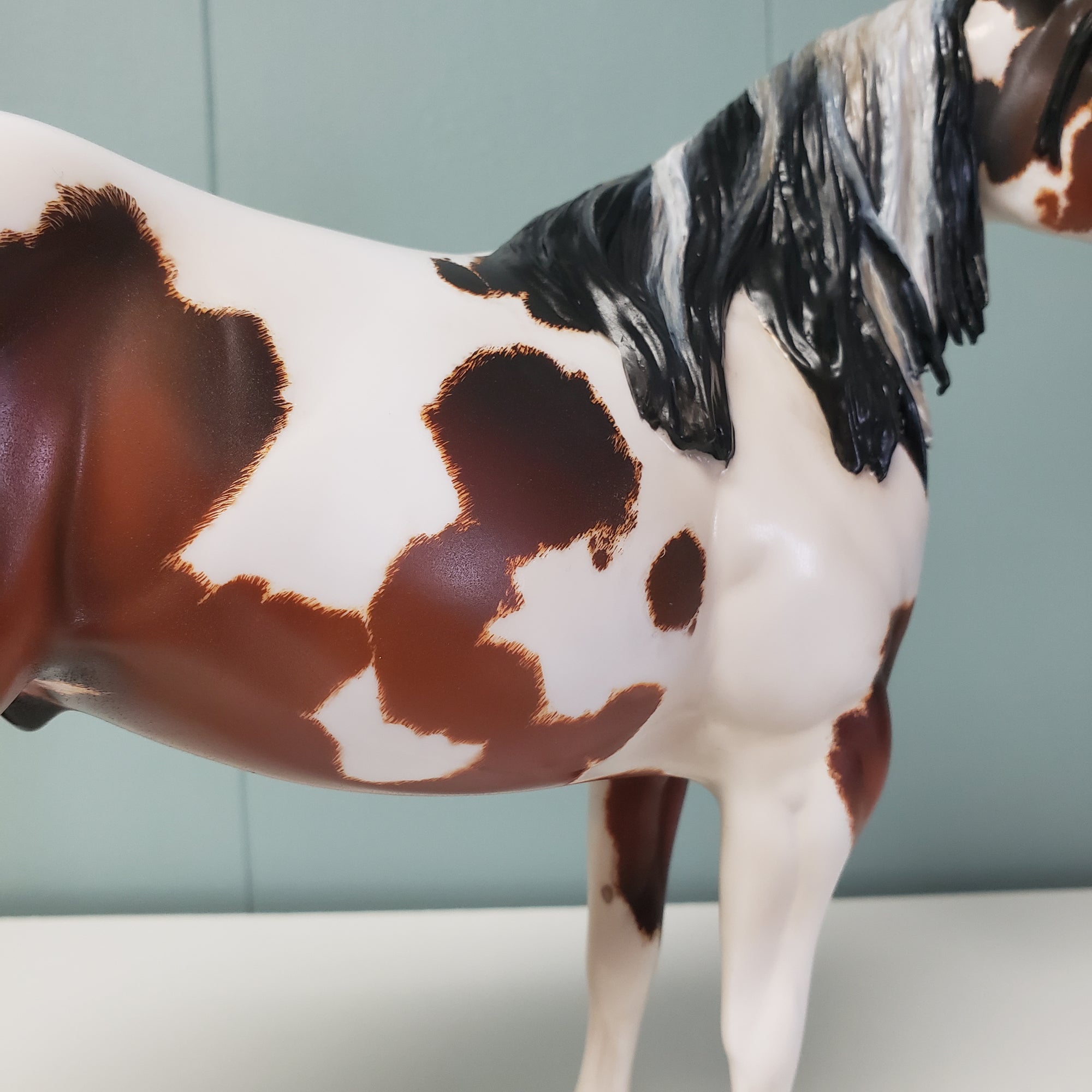 Pasque OOAK Bay Pinto Custom Ideal Stock Horse By Kristen Cermele SAMPLE &amp; OOAK SALE MARCH 2024 SS324