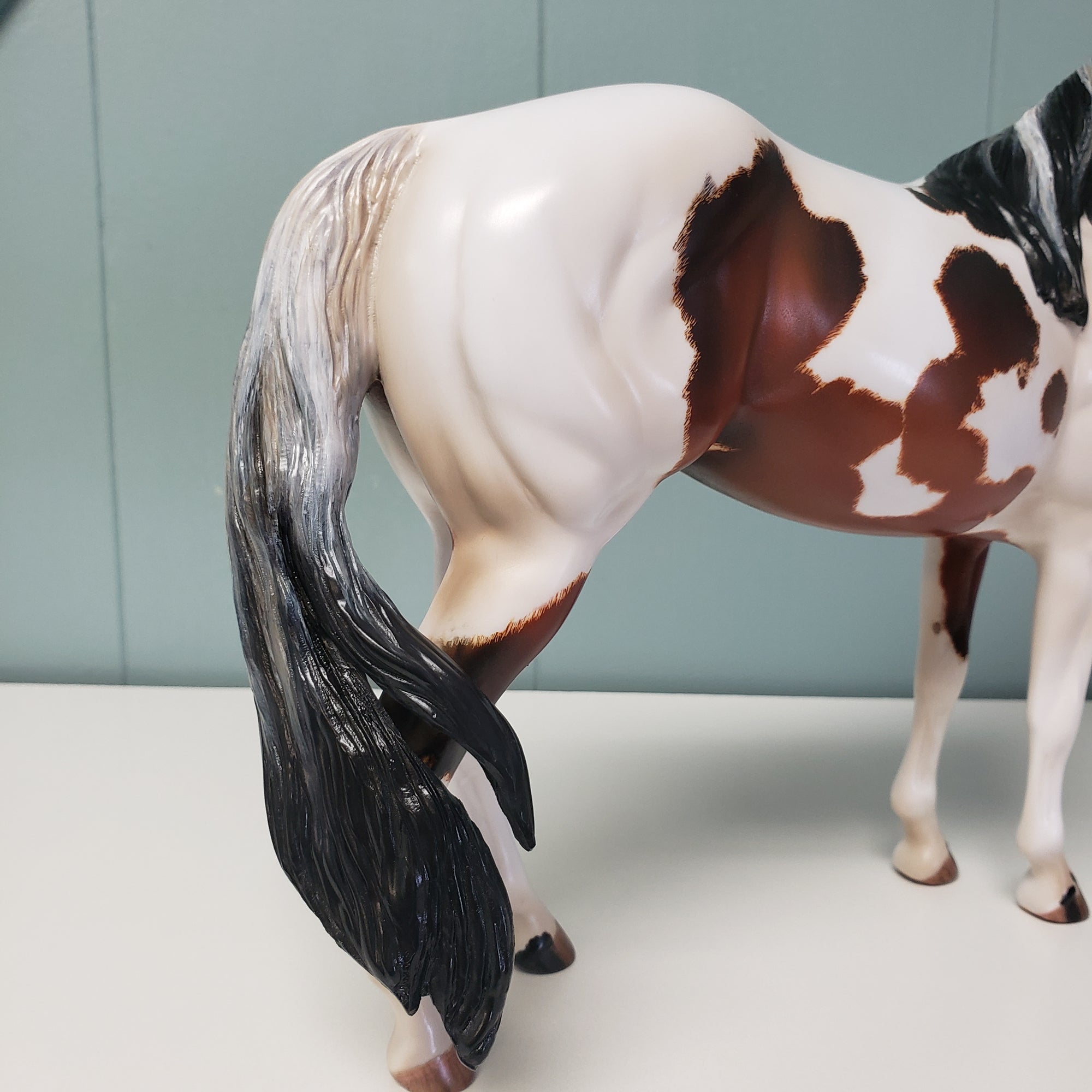 Pasque OOAK Bay Pinto Custom Ideal Stock Horse By Kristen Cermele SAMPLE &amp; OOAK SALE MARCH 2024 SS324