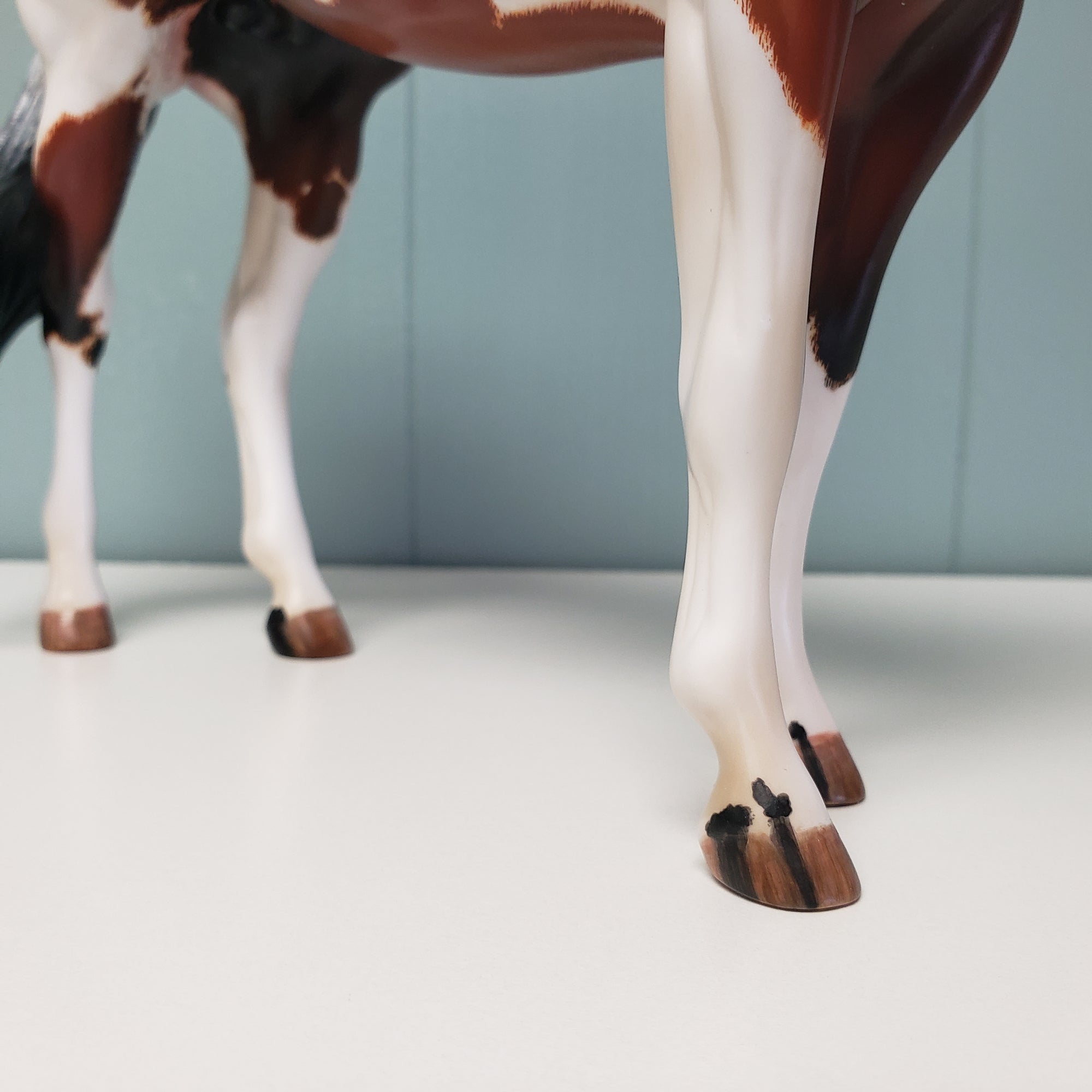 Pasque OOAK Bay Pinto Custom Ideal Stock Horse By Kristen Cermele SAMPLE &amp; OOAK SALE MARCH 2024 SS324