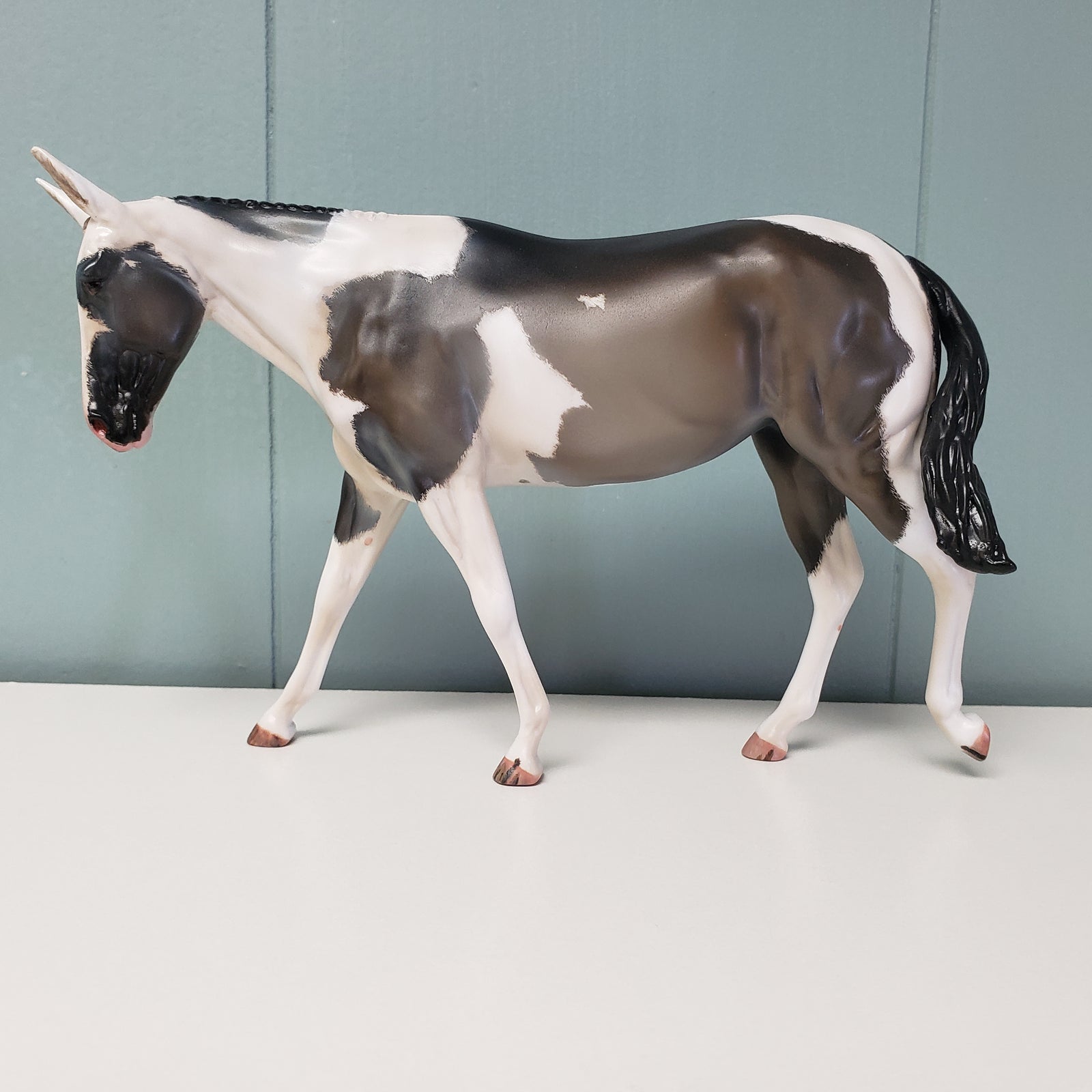 Sura OOAK Grulla Pinto Custom Pebble Mule By Kristen Cermele SAMPLE & OOAK SALE MARCH 2024 SS324