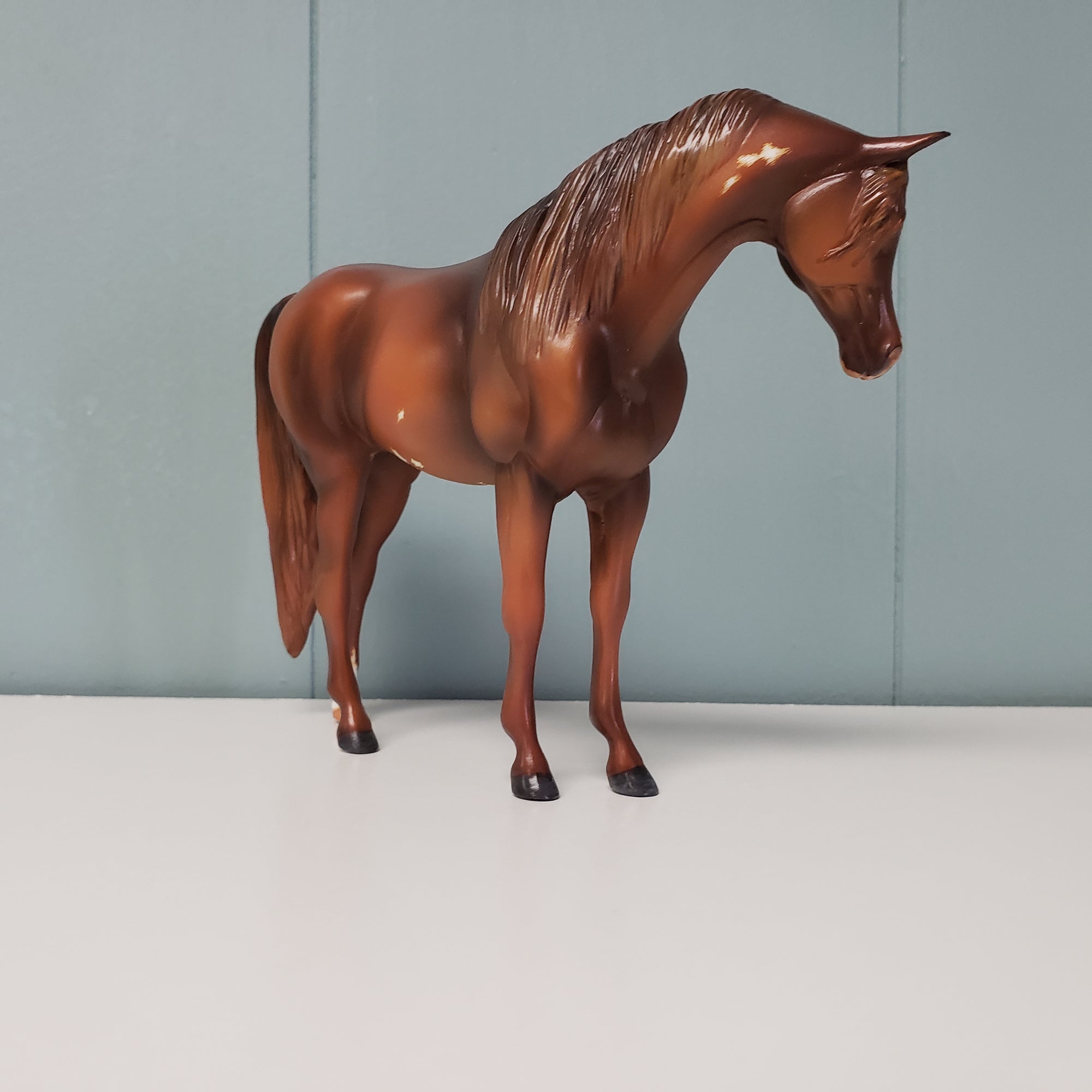 Niamh OOAK Chestnut Sabino Arab Mare By Kristen Cermele SAMPLE &amp; OOAK SALE MARCH 2024 SS324