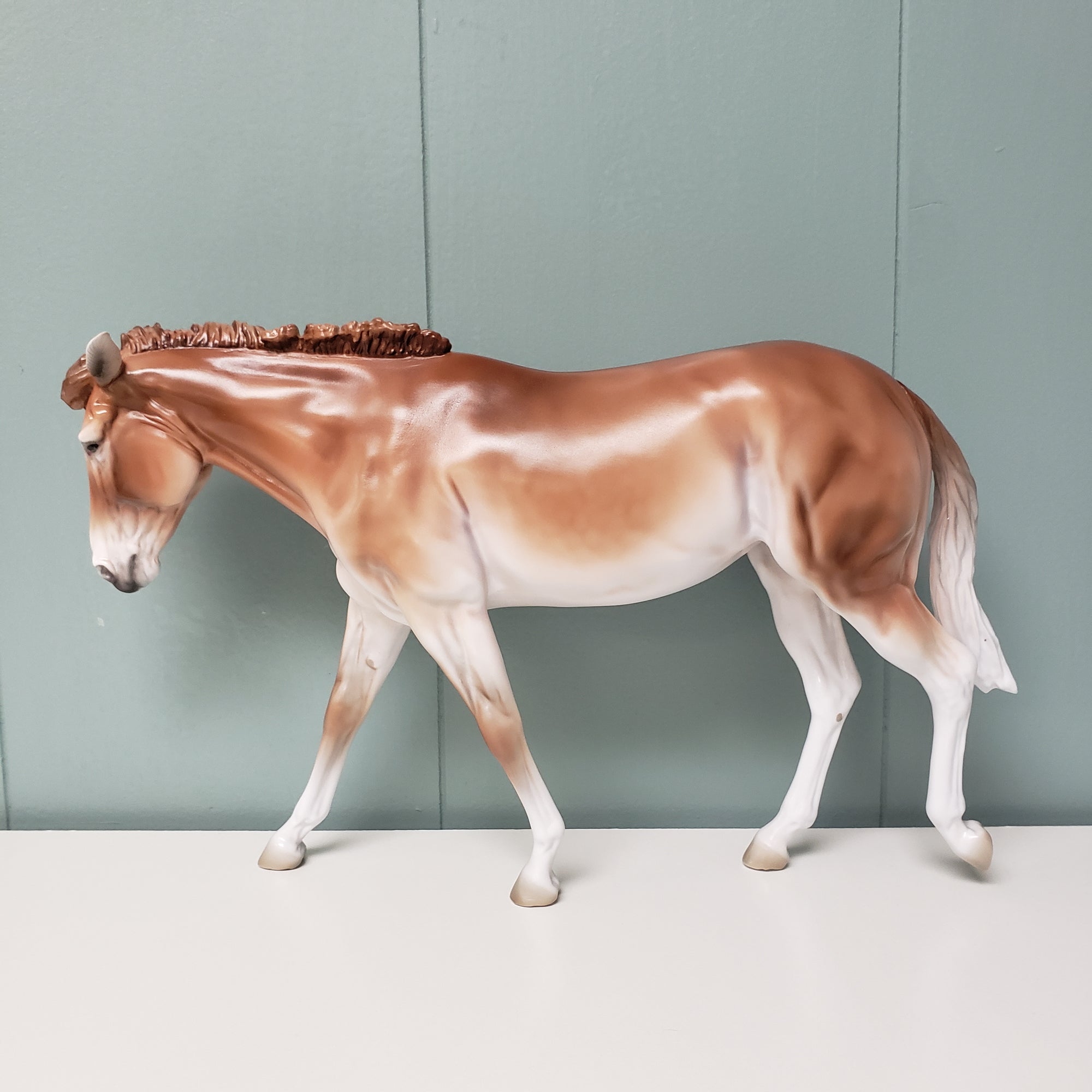 SAMPLE Velveteen Dappled Light Chestnut Custom Mule By Jess Hamill Classic Literature Series 2024 SS624