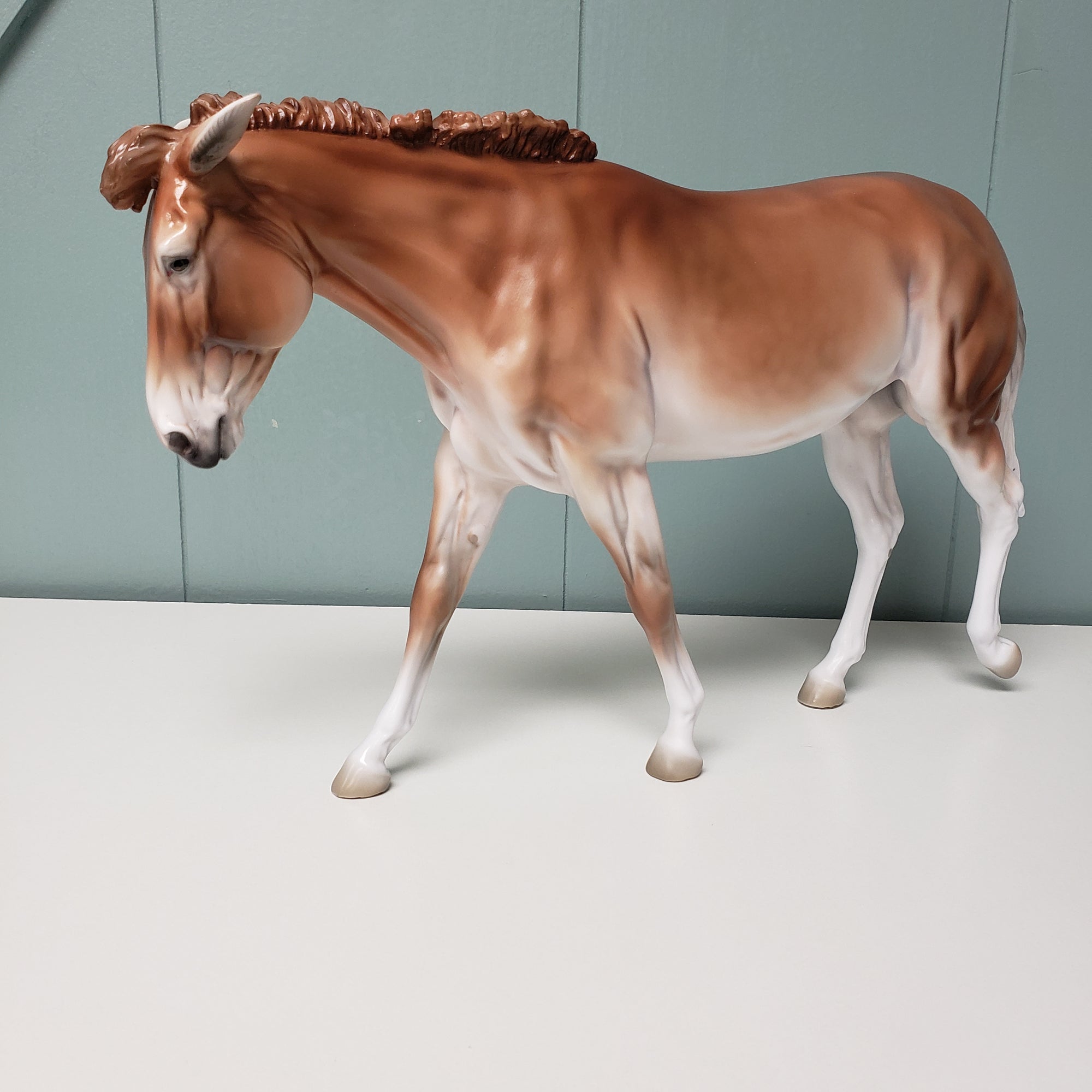 SAMPLE Velveteen Dappled Light Chestnut Custom Mule By Jess Hamill Classic Literature Series 2024 SS624