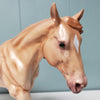 SAMPLE Best Foot Forward Golden Chestnut Champagne Custom Running Stock Horse by Ellen Robbins SS1024