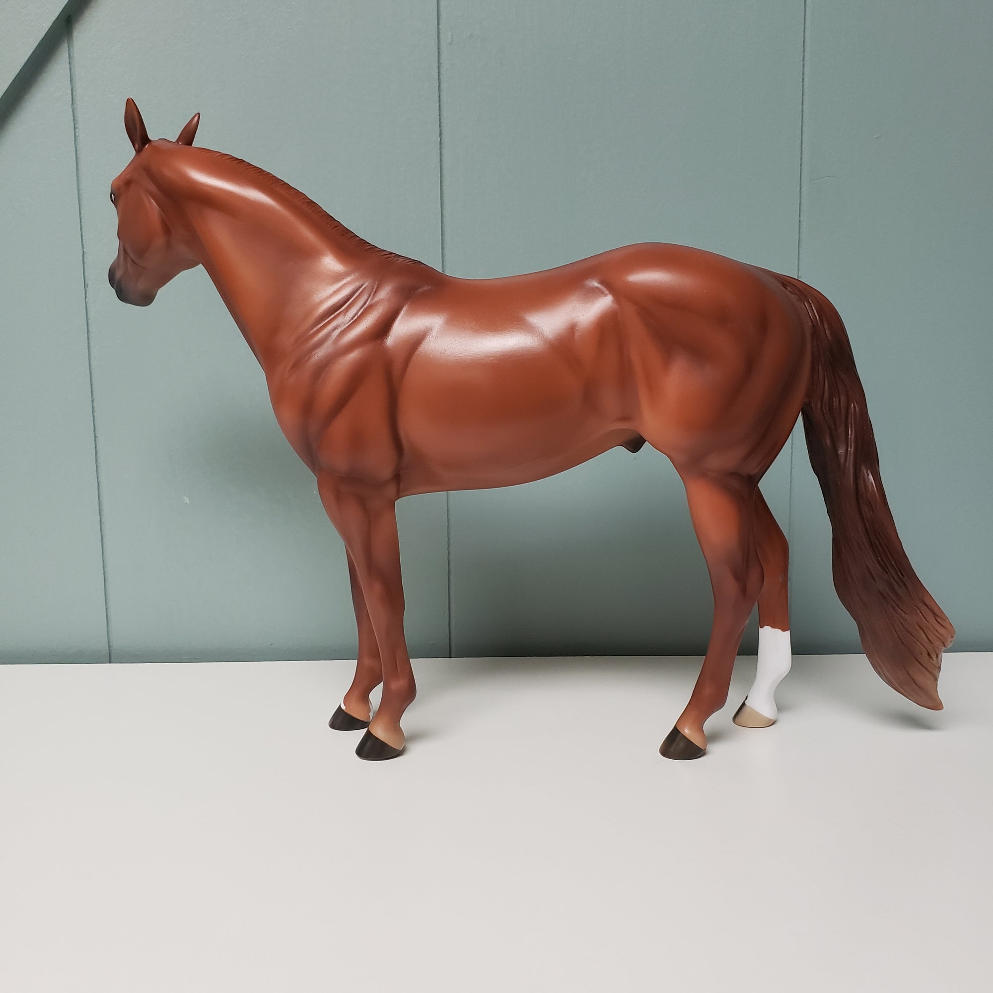 Dock Holiday LE-30 SHCF Guest Horse Portrait Run - Custom Red Dun ISH By Ellen Robbins  - SHCF24