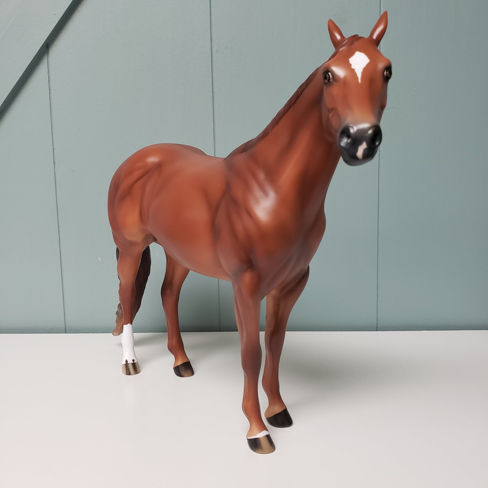 Dock Holiday LE-30 SHCF Guest Horse Portrait Run - Custom Red Dun ISH By Ellen Robbins  - SHCF24