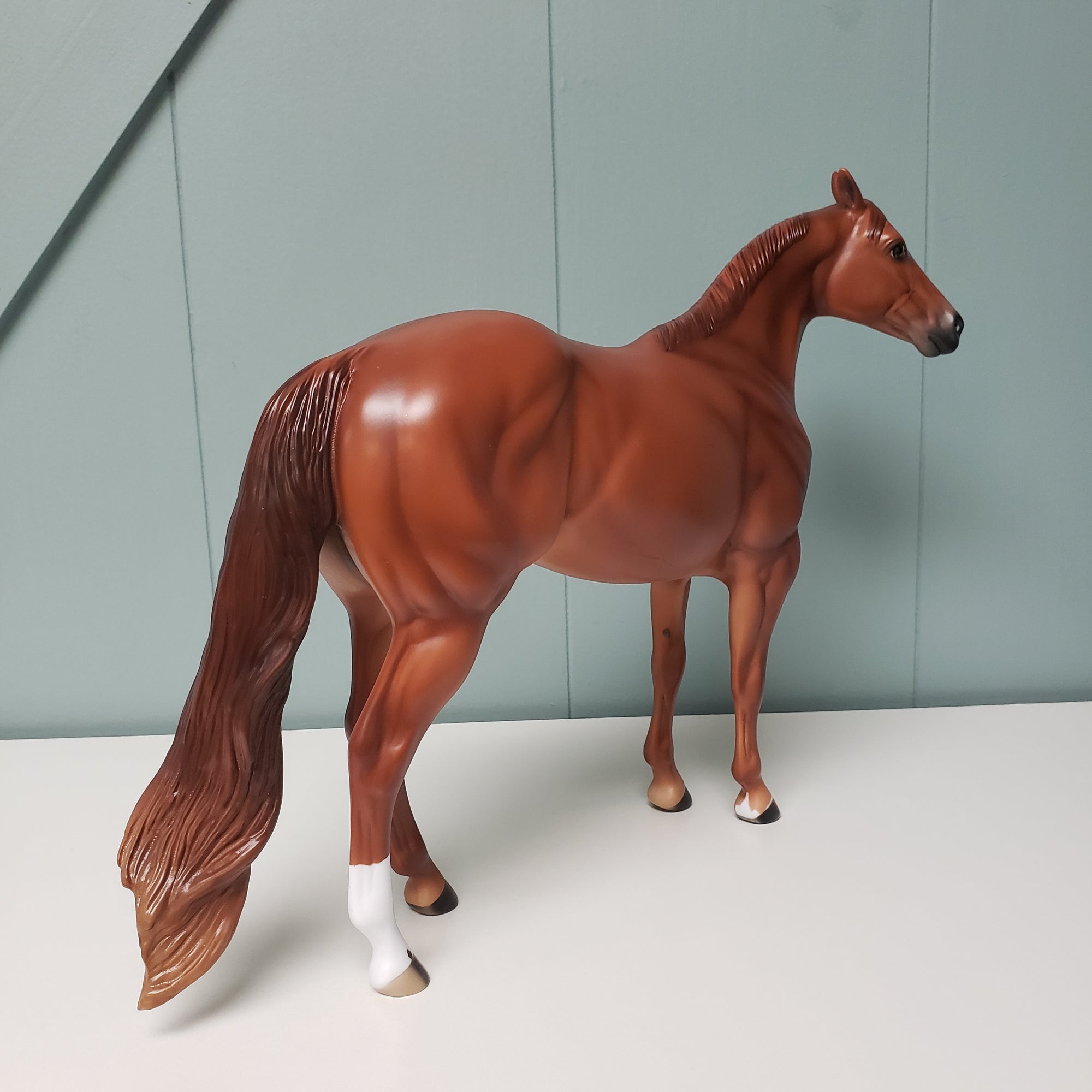 Dock Holiday LE-30 SHCF Guest Horse Portrait Run - Custom Red Dun ISH By Ellen Robbins  - SHCF24