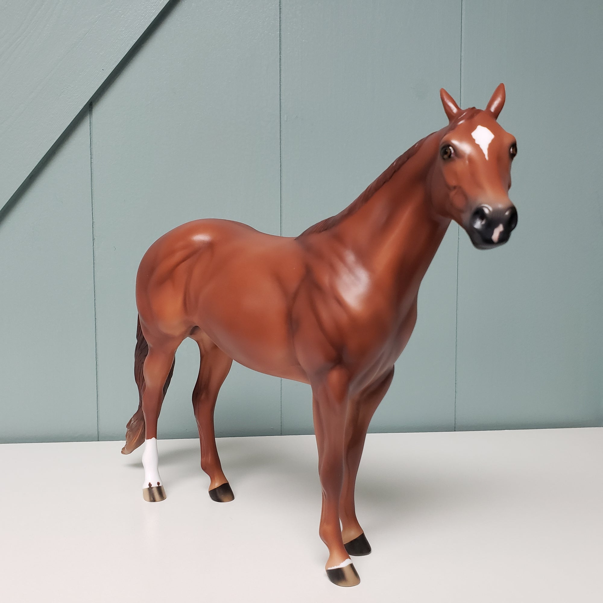 Dock Holiday LE-30 SHCF Guest Horse Portrait Run - Custom Red Dun ISH By Ellen Robbins  - SHCF24