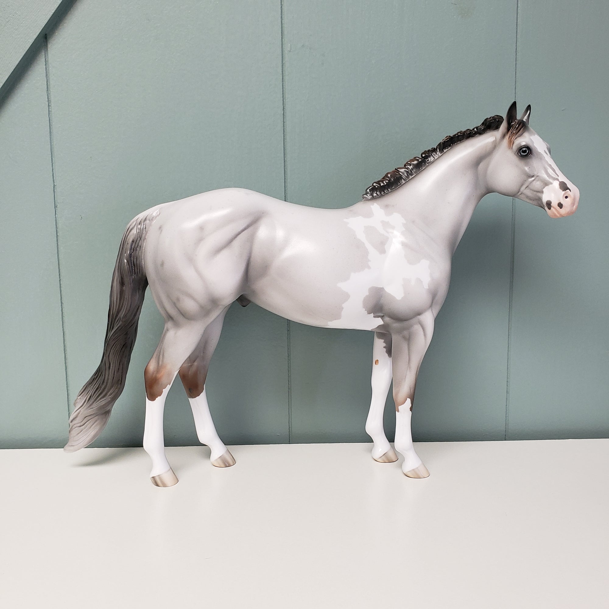 Nouveaux (Realistic) LE-15 Run Dappled Rose Grey Custom Irish Cob By Jess Hamill - SHCF24
