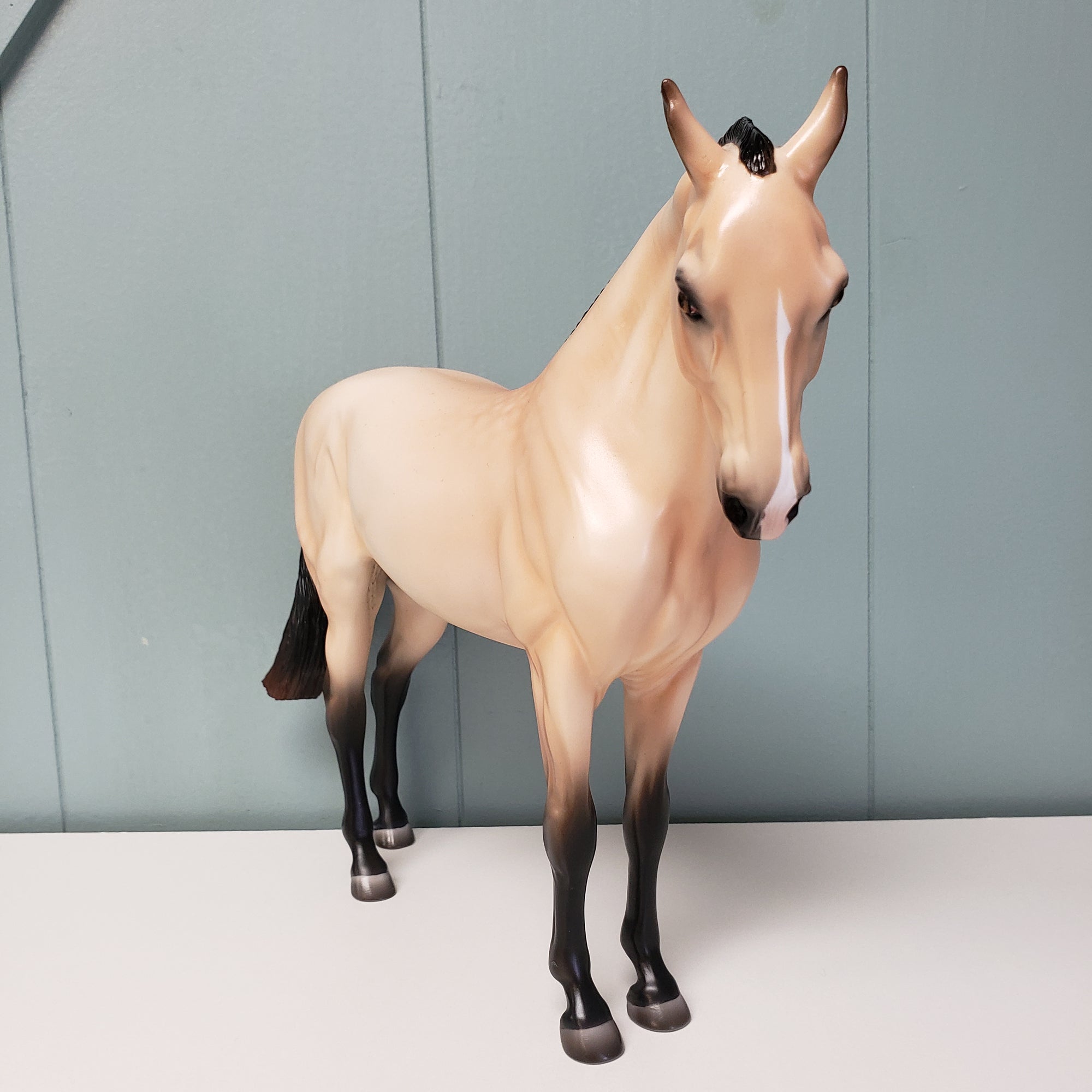 SAMPLE Metanoia Custom Dappled Buckskin Andalusian Mare By Ashley Palmer SS1024