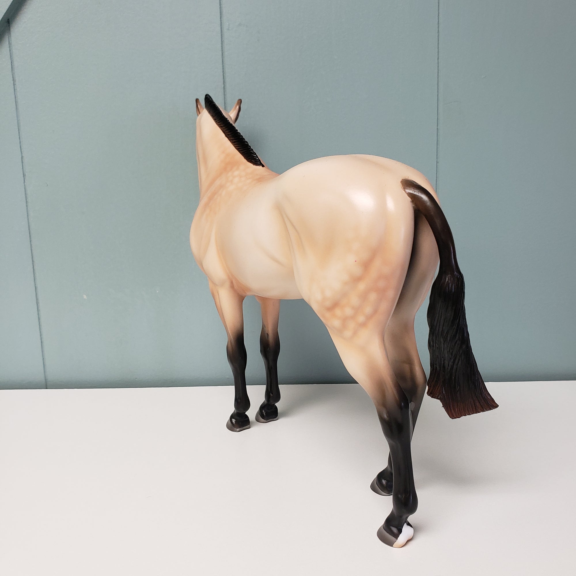 SAMPLE Metanoia Custom Dappled Buckskin Andalusian Mare By Ashley Palmer SS1024