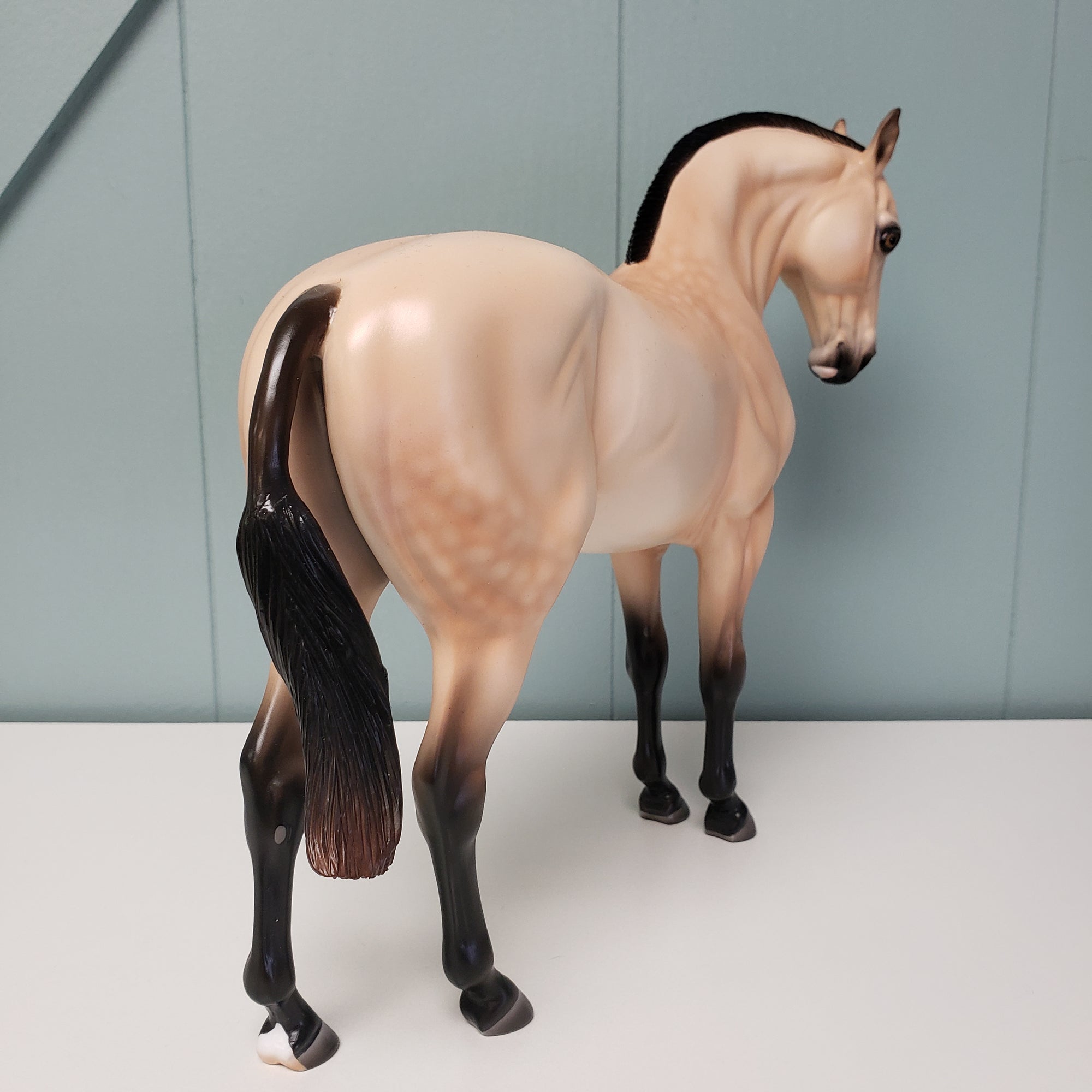 SAMPLE Metanoia Custom Dappled Buckskin Andalusian Mare By Ashley Palmer SS1024