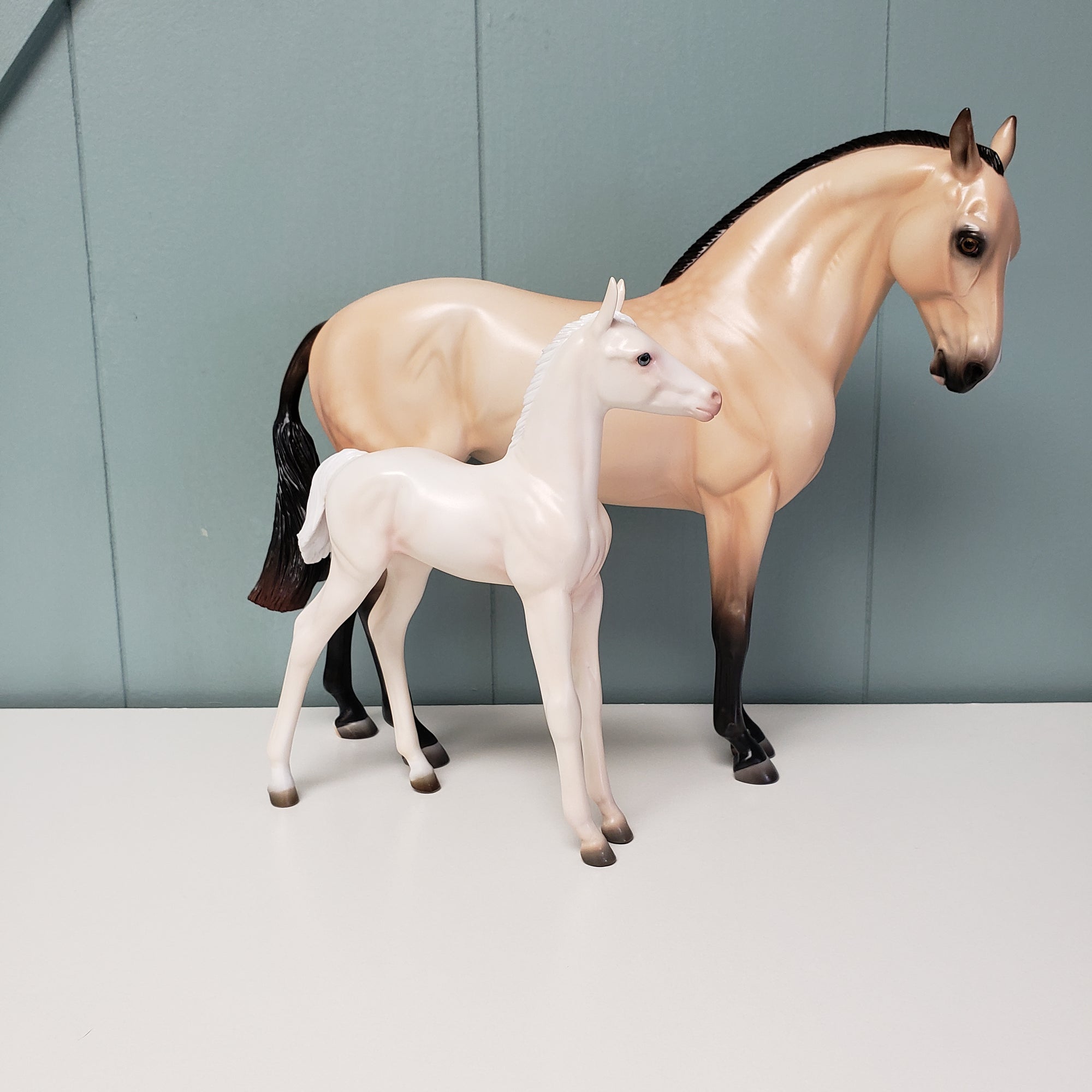 SAMPLE Metanoia Custom Dappled Buckskin Andalusian Mare By Ashley Palmer SS1024