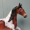 Tracy Anne LE-15 Run Bay Tobiano with Cat Tracks Custom Arab Mare By Julie Keim