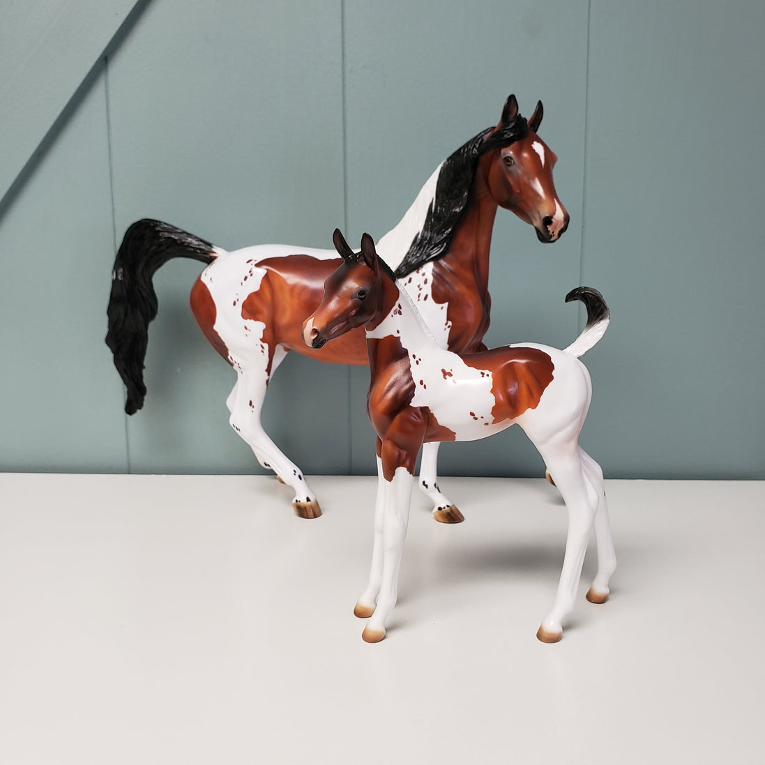 Donation to Happy Kamper Show Tracy Anne LE-15 Run Bay Tobiano with Cat Tracks Custom Arab Mare By Julie Keim