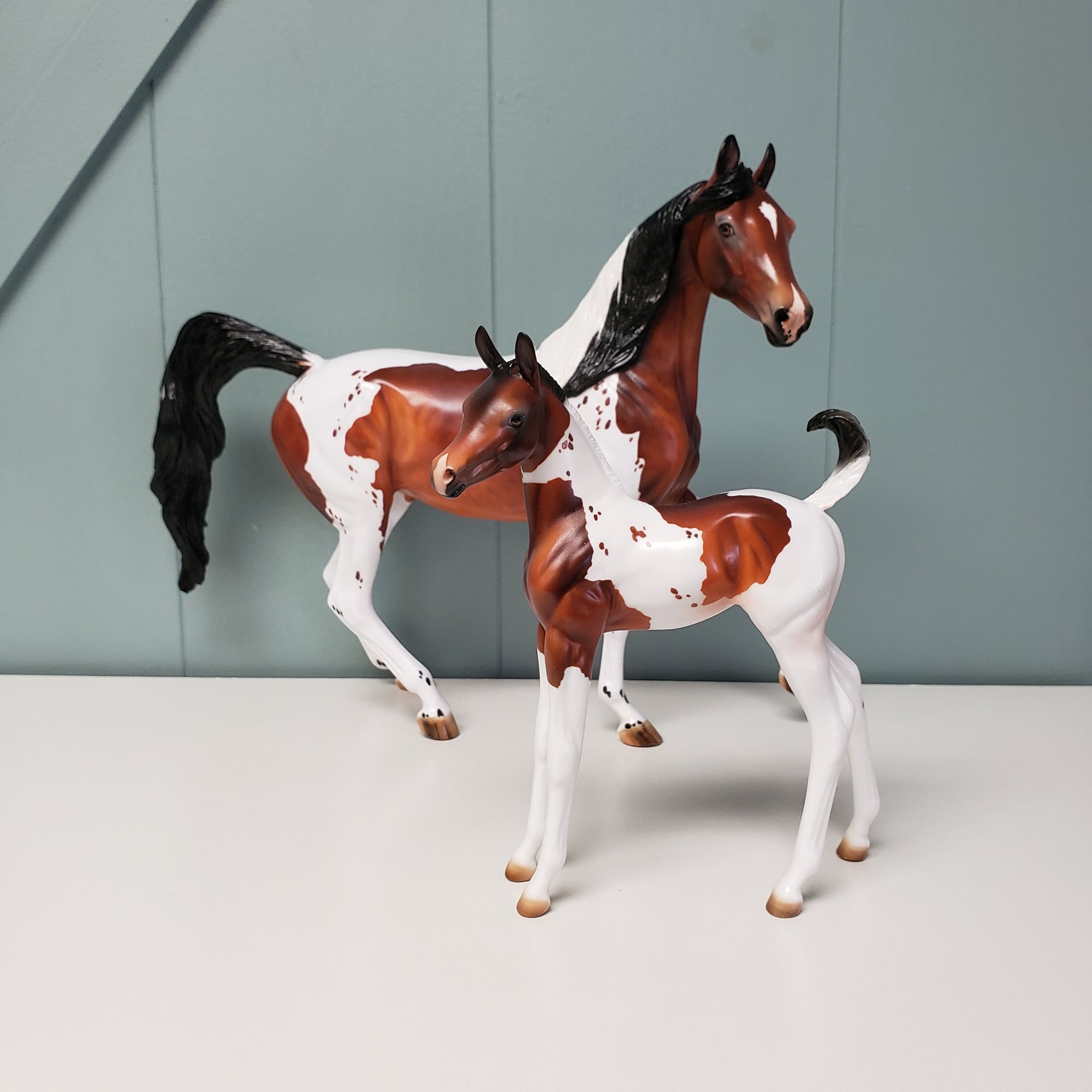 Donation to Happy Kamper Show Tracy Anne LE-15 Run Bay Tobiano with Cat Tracks Custom Arab Mare By Julie Keim