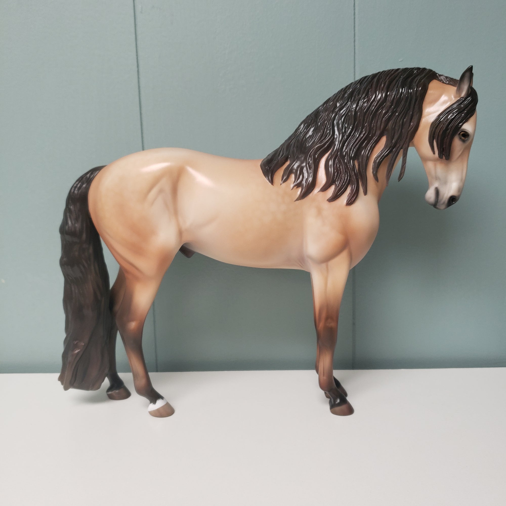 Sound the Bugle OOAK Dappled Buckskin Custom Andalusian By Jess Hamill  - Best Offers 3/13/24