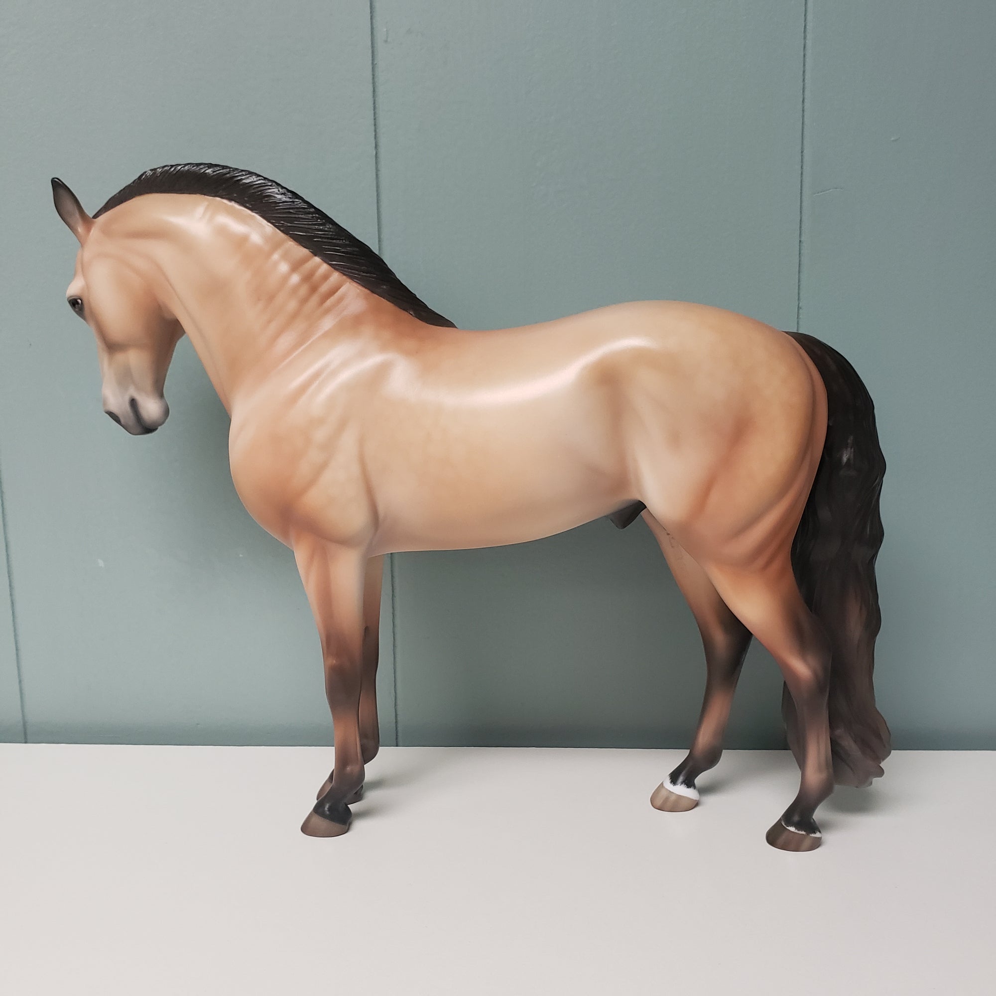 Sound the Bugle OOAK Dappled Buckskin Custom Andalusian By Jess Hamill  - Best Offers 3/13/24